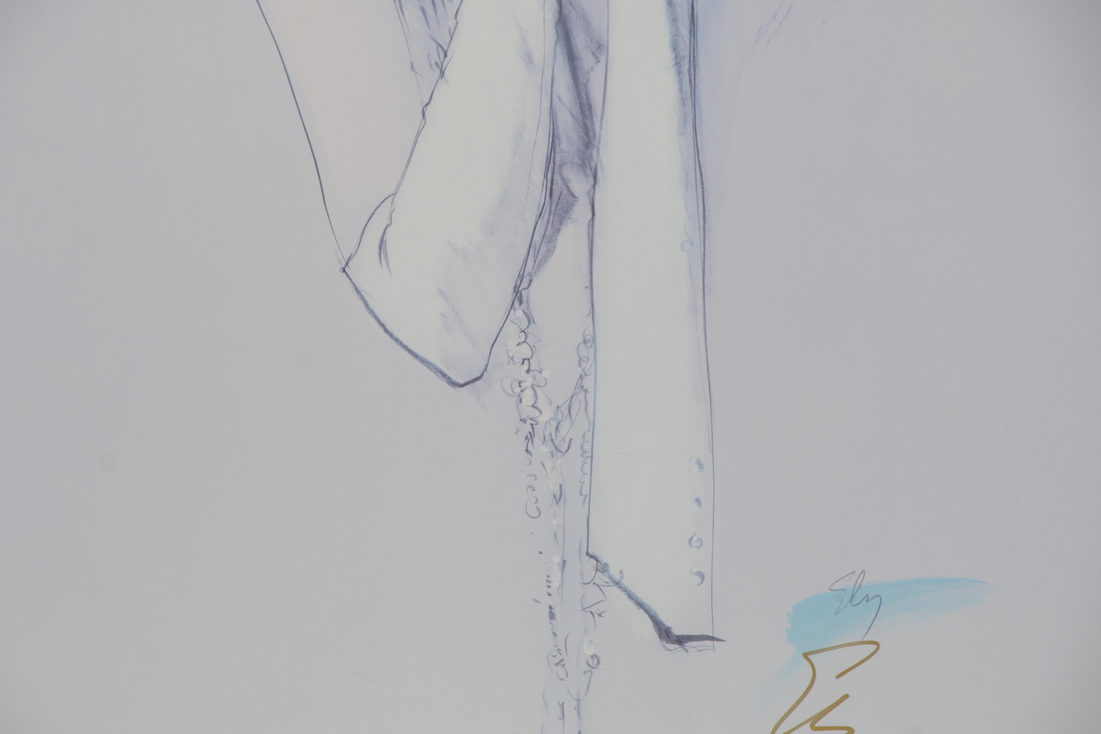 Richard Ely Offset Lithograph "White Gloves"