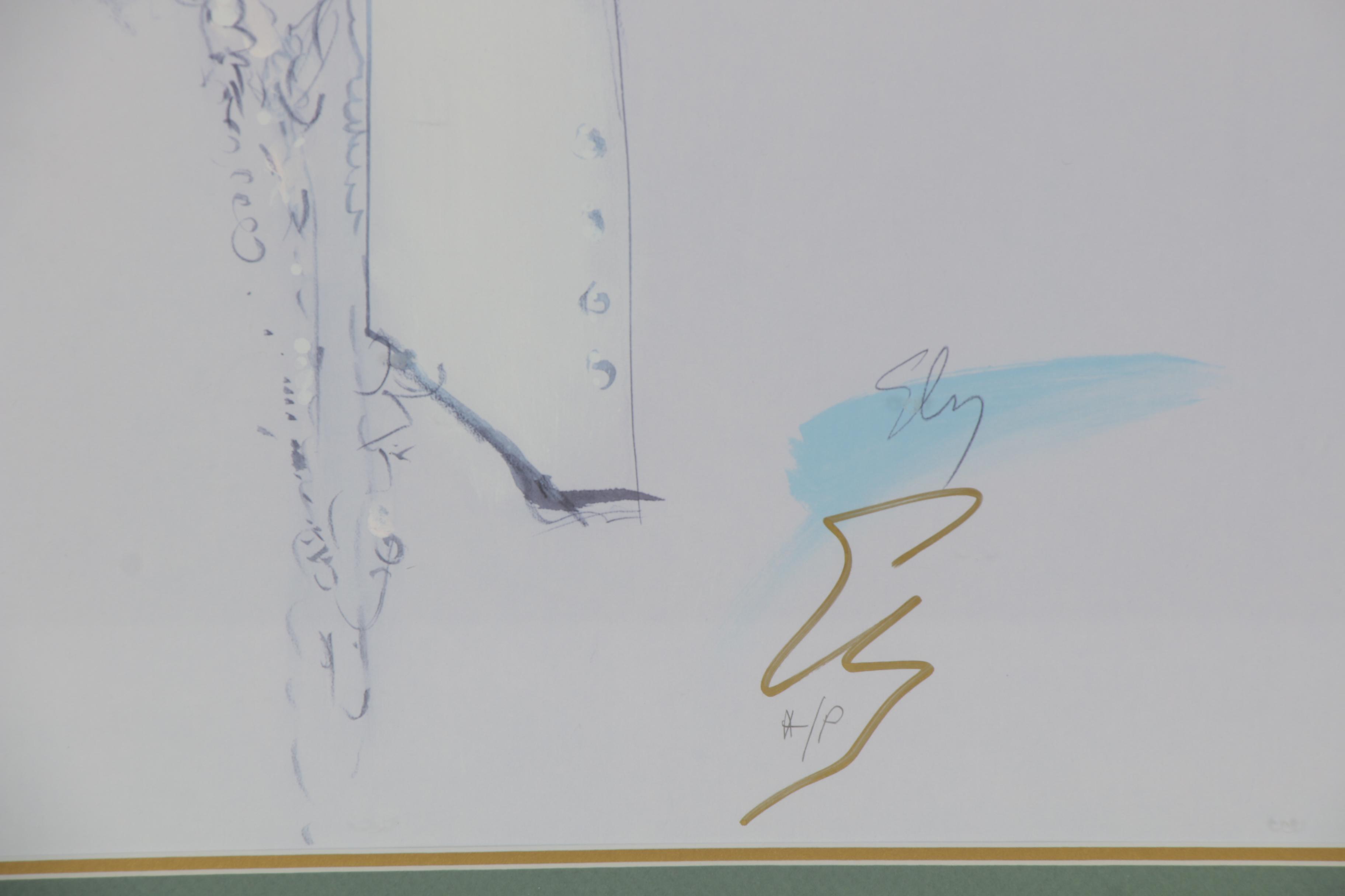 Richard Ely Offset Lithograph "White Gloves"