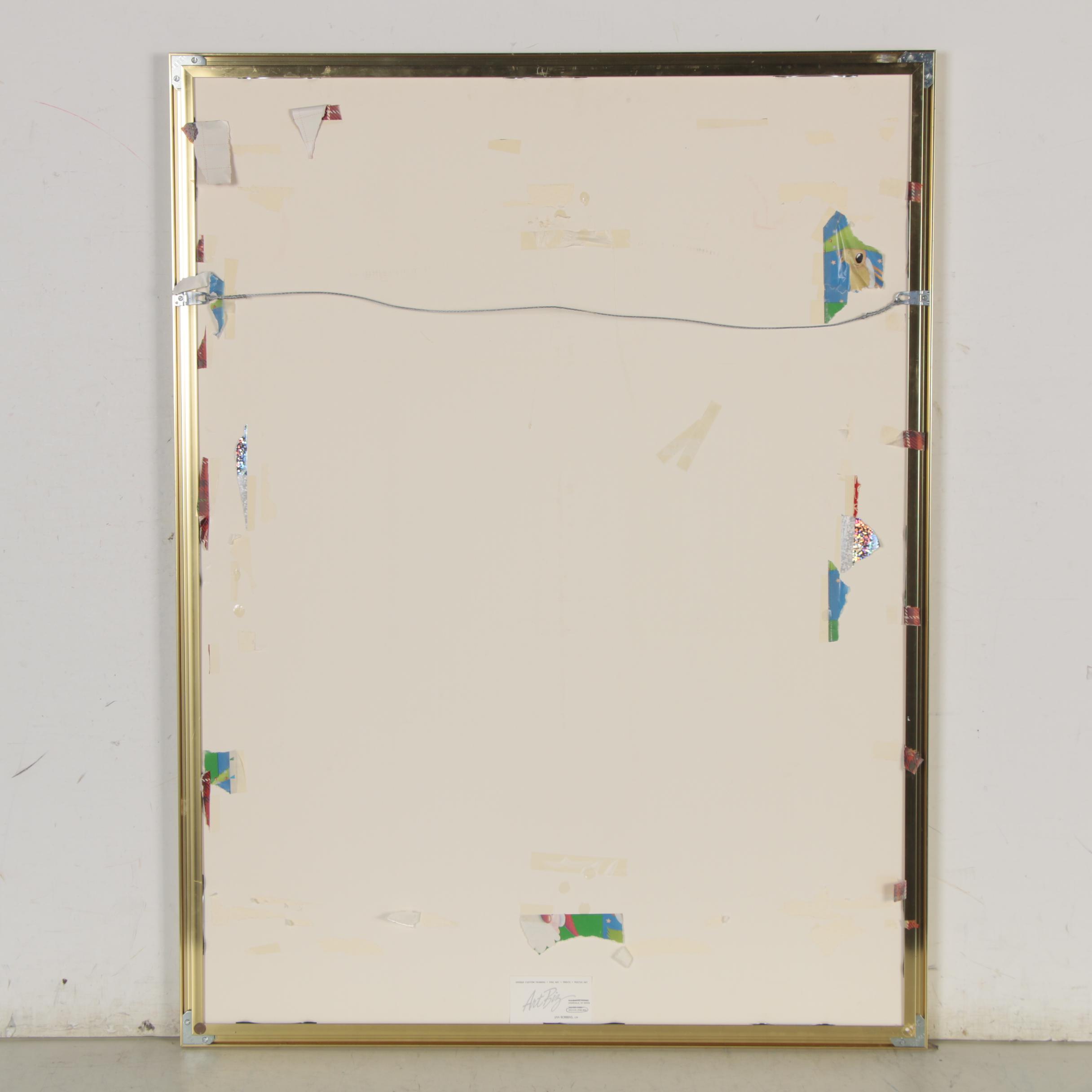 Richard Ely Offset Lithograph "White Gloves"