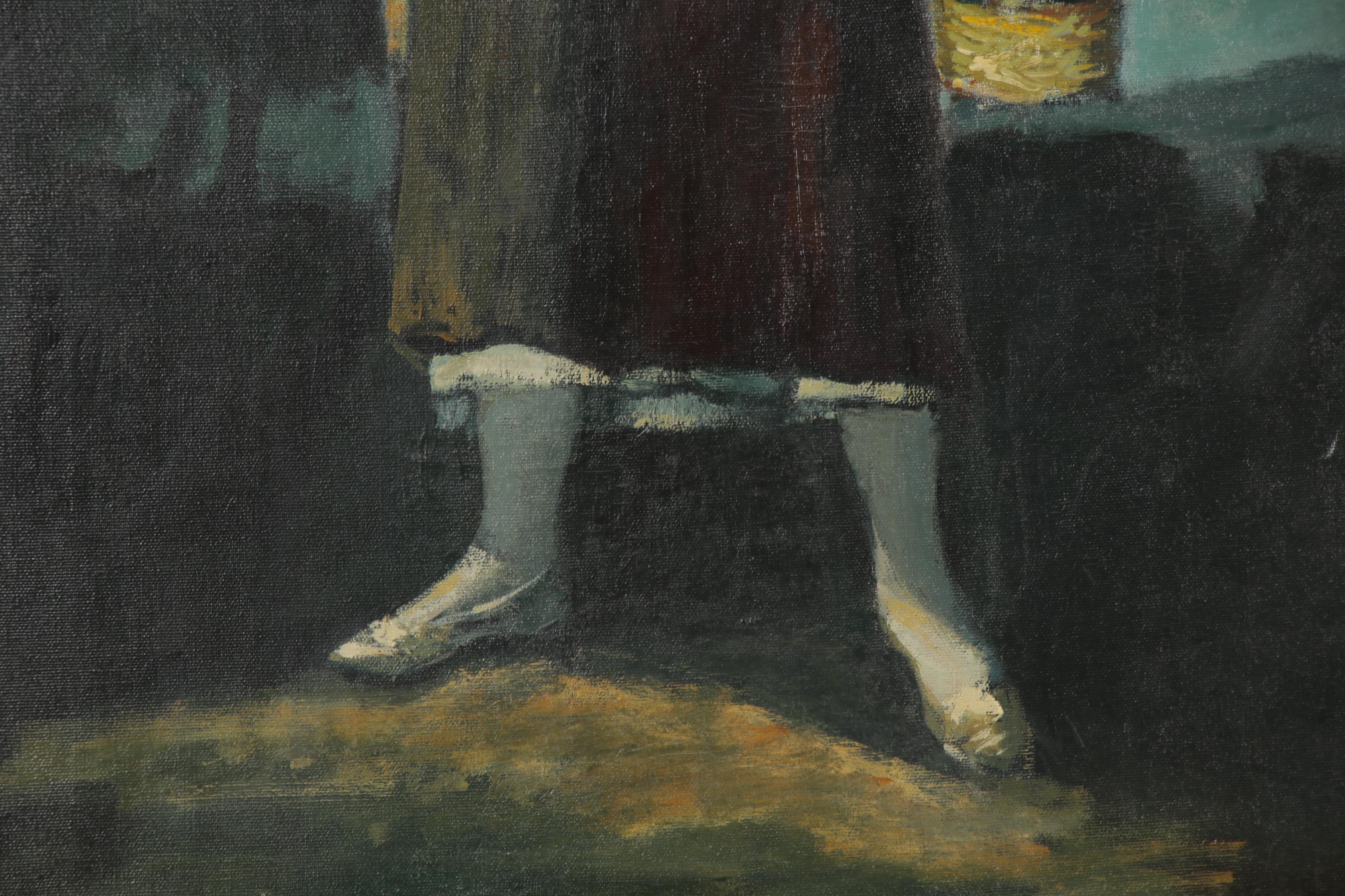 Oil Painting after Francisco de Goya "Girl with a Jug (Aguadora)"