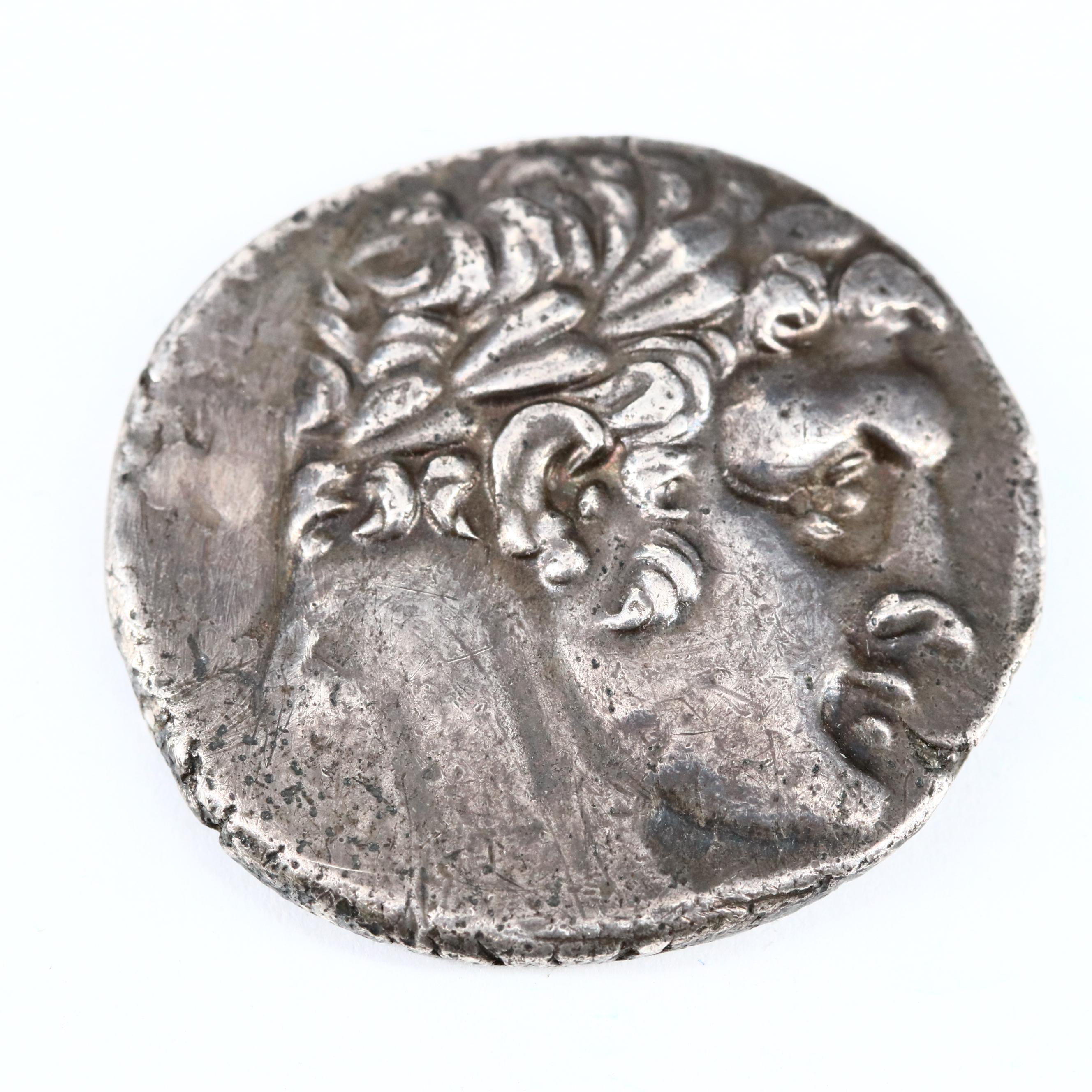 Biblical Shekel of Tyre Jesus 30 Pieces of Silver Judas Iscariot, c. 40 A.D.