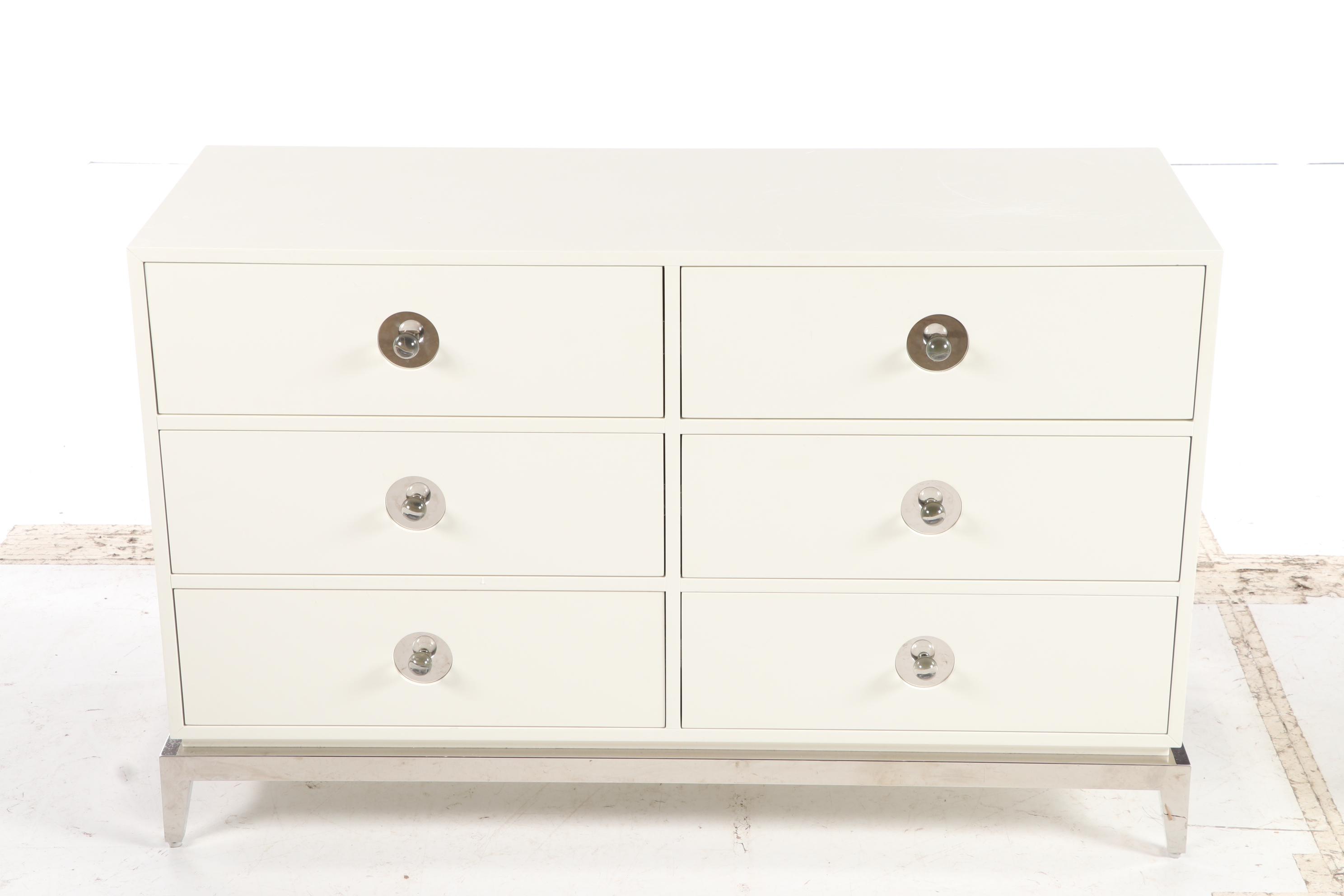 Jonathan Adler "Channing" Lacquered Wood Dresser with Nightstand