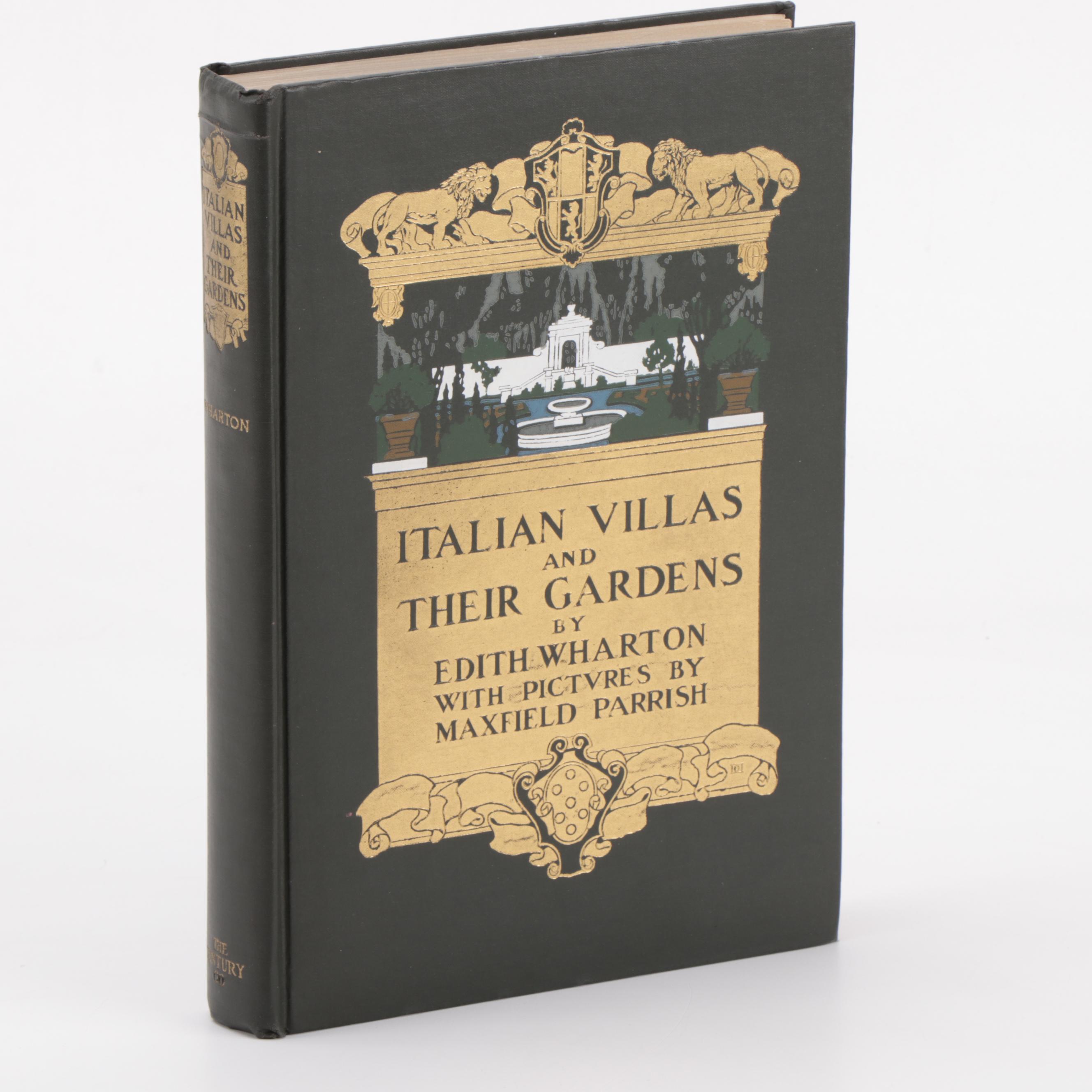 Maxfield Parrish Illustrated "Italian Villas and Their Gardens" by Edith Wharton