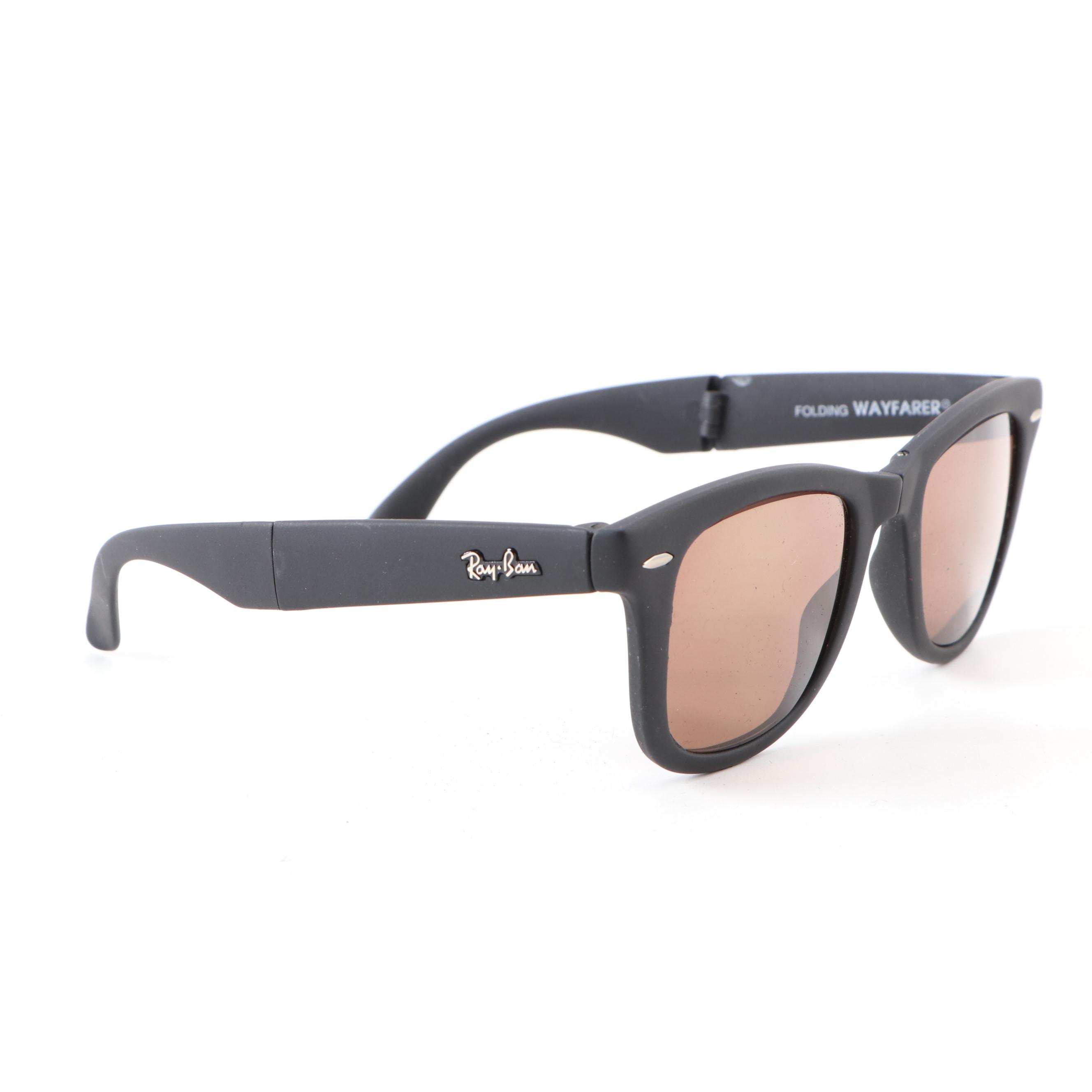 Bausch & Lomb Ray-Ban Folding Wayfarer Prescription Sunglasses with Case