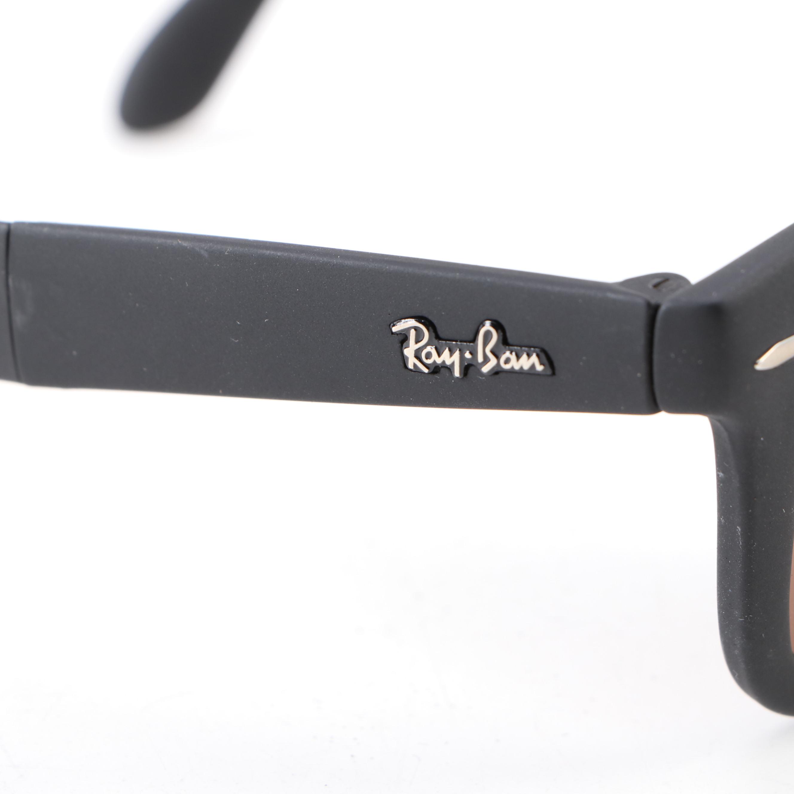 Bausch & Lomb Ray-Ban Folding Wayfarer Prescription Sunglasses with Case