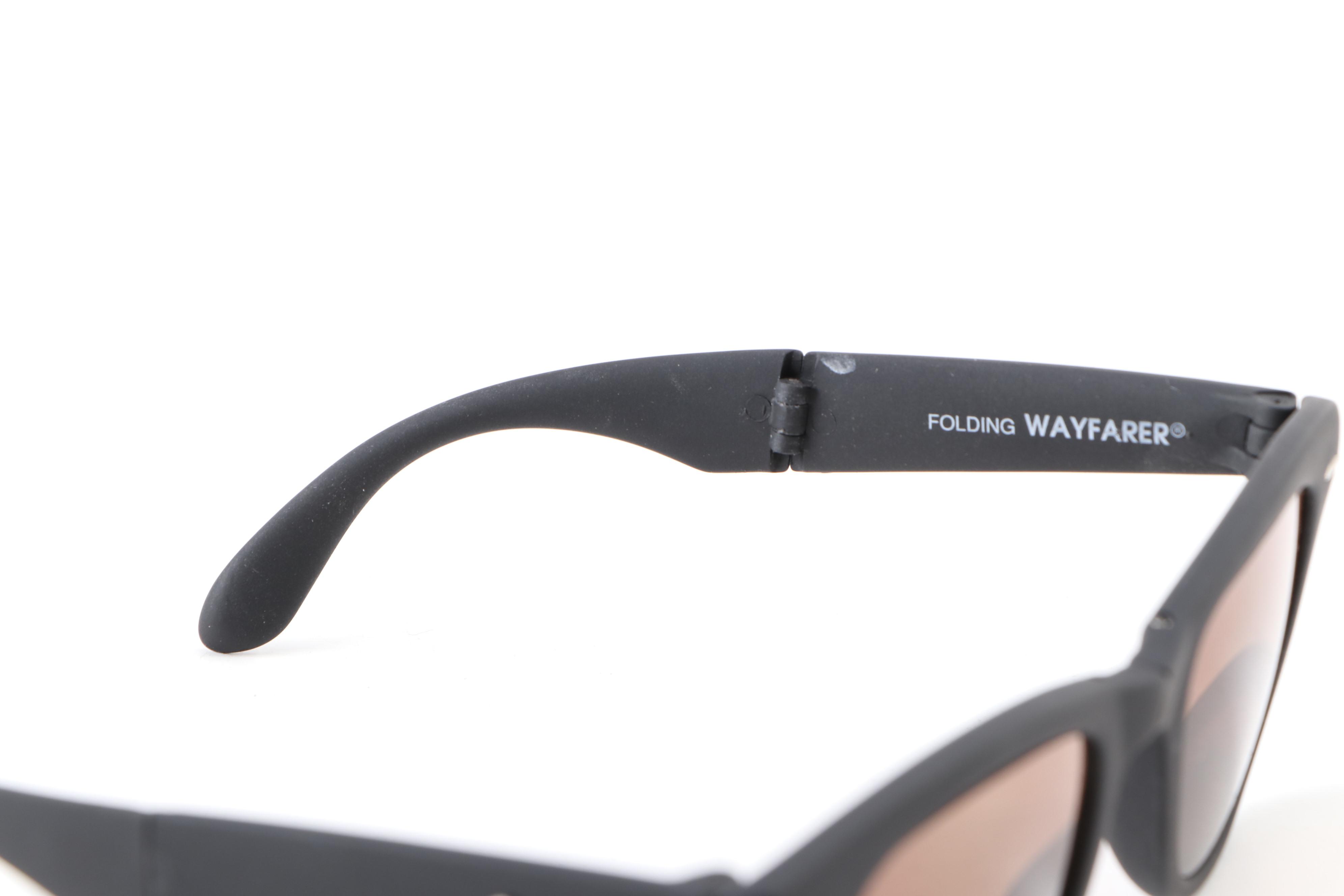 Bausch & Lomb Ray-Ban Folding Wayfarer Prescription Sunglasses with Case