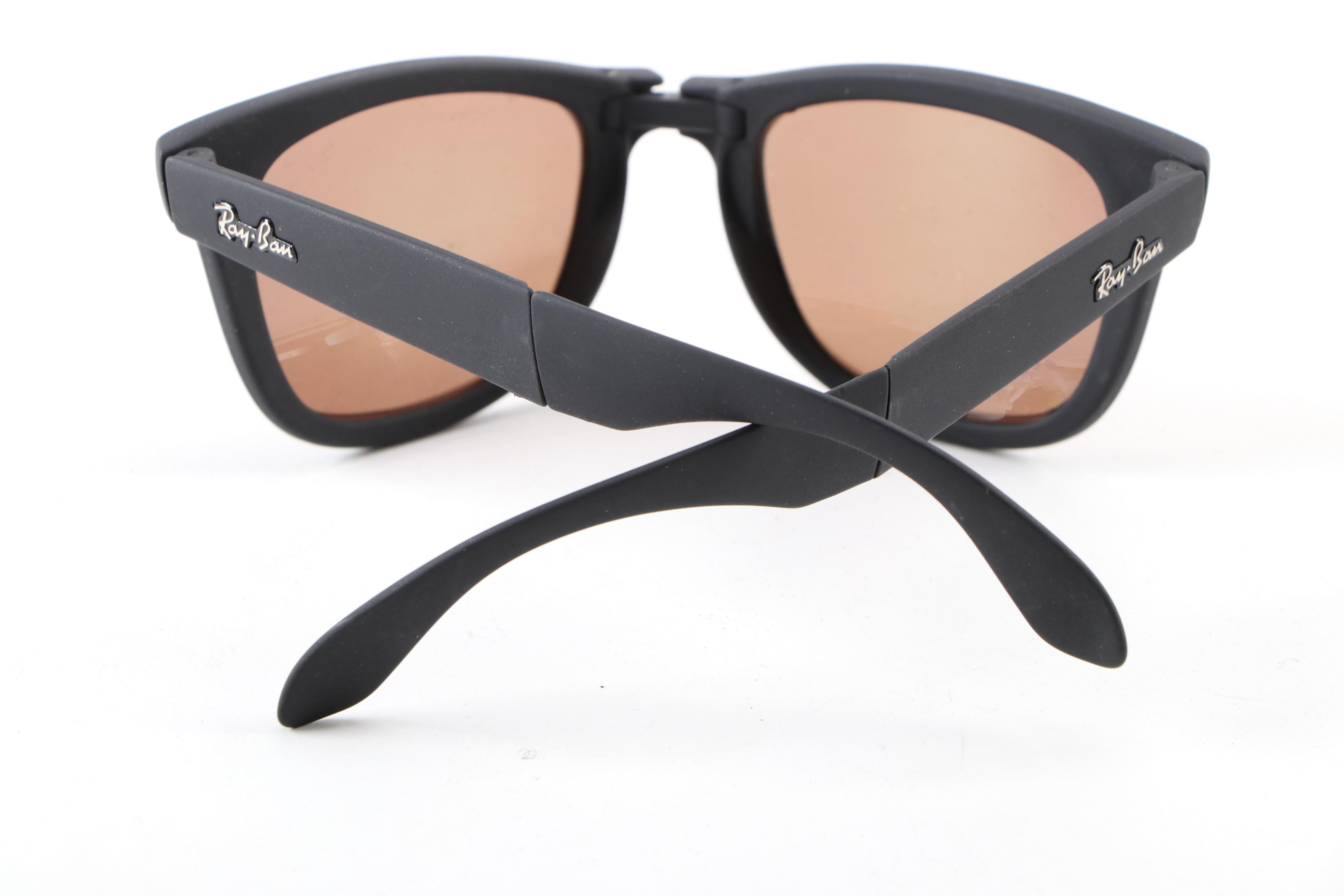 Bausch & Lomb Ray-Ban Folding Wayfarer Prescription Sunglasses with Case