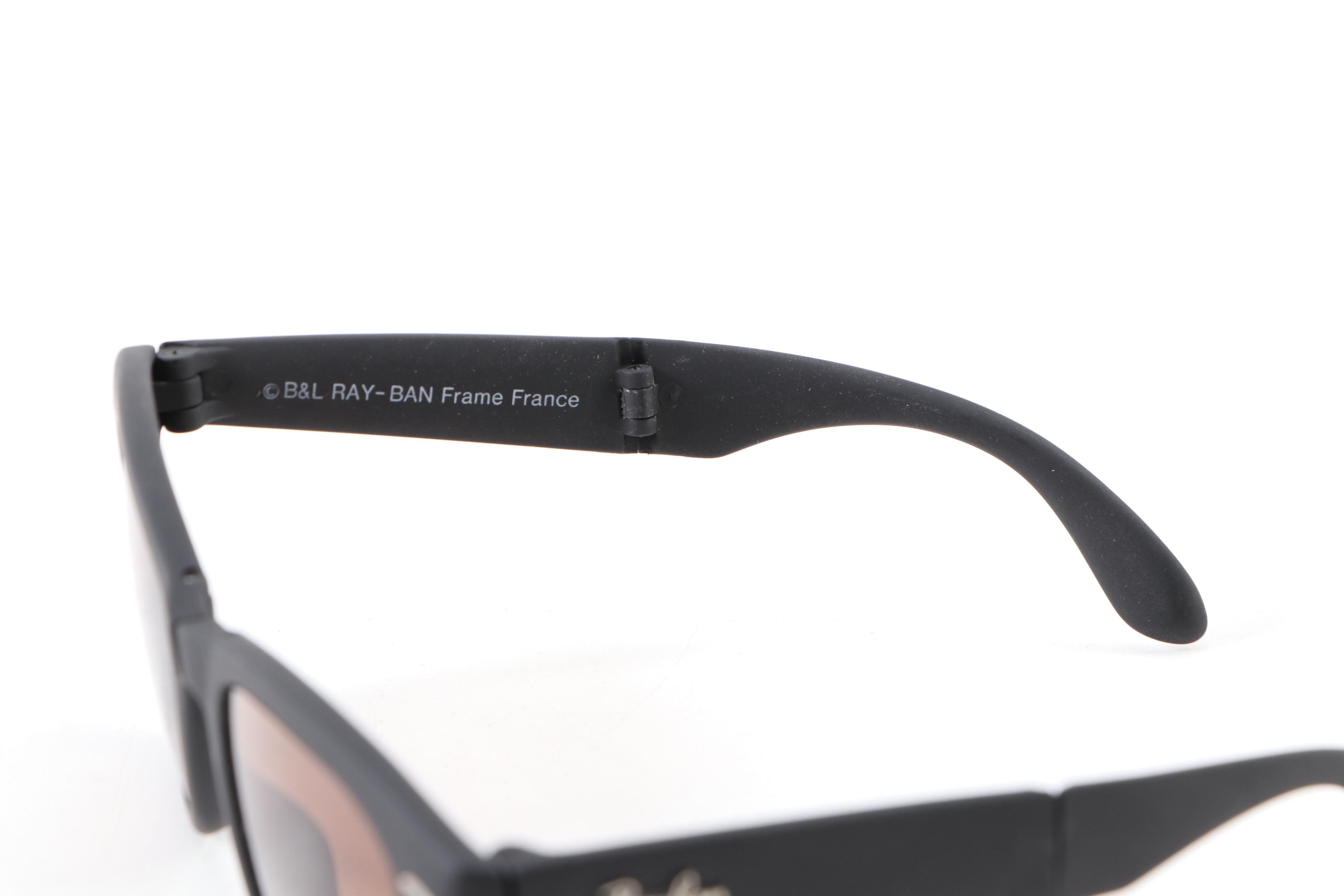 Bausch & Lomb Ray-Ban Folding Wayfarer Prescription Sunglasses with Case