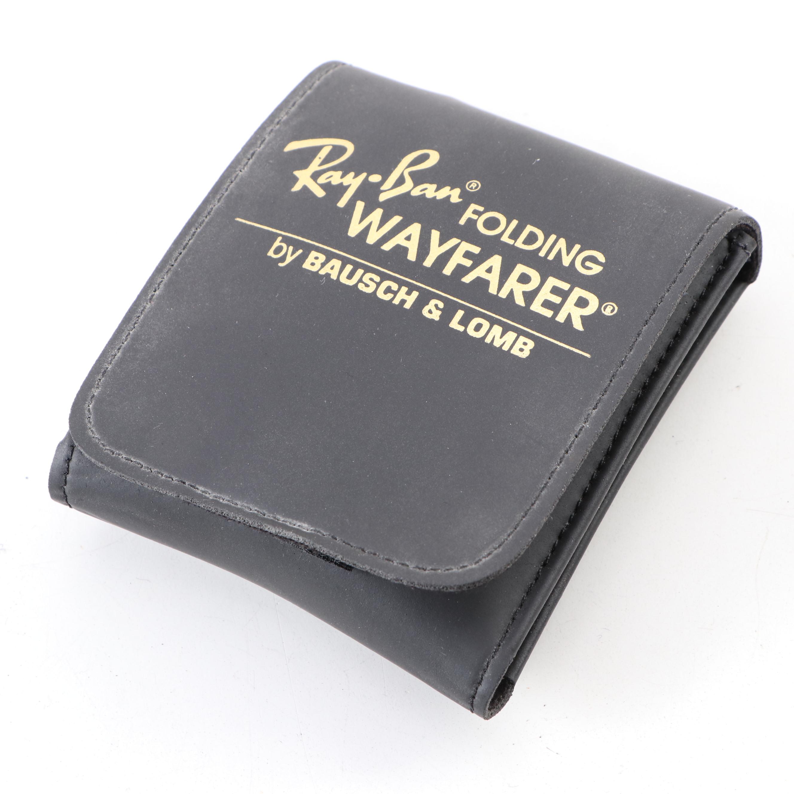 Bausch & Lomb Ray-Ban Folding Wayfarer Prescription Sunglasses with Case