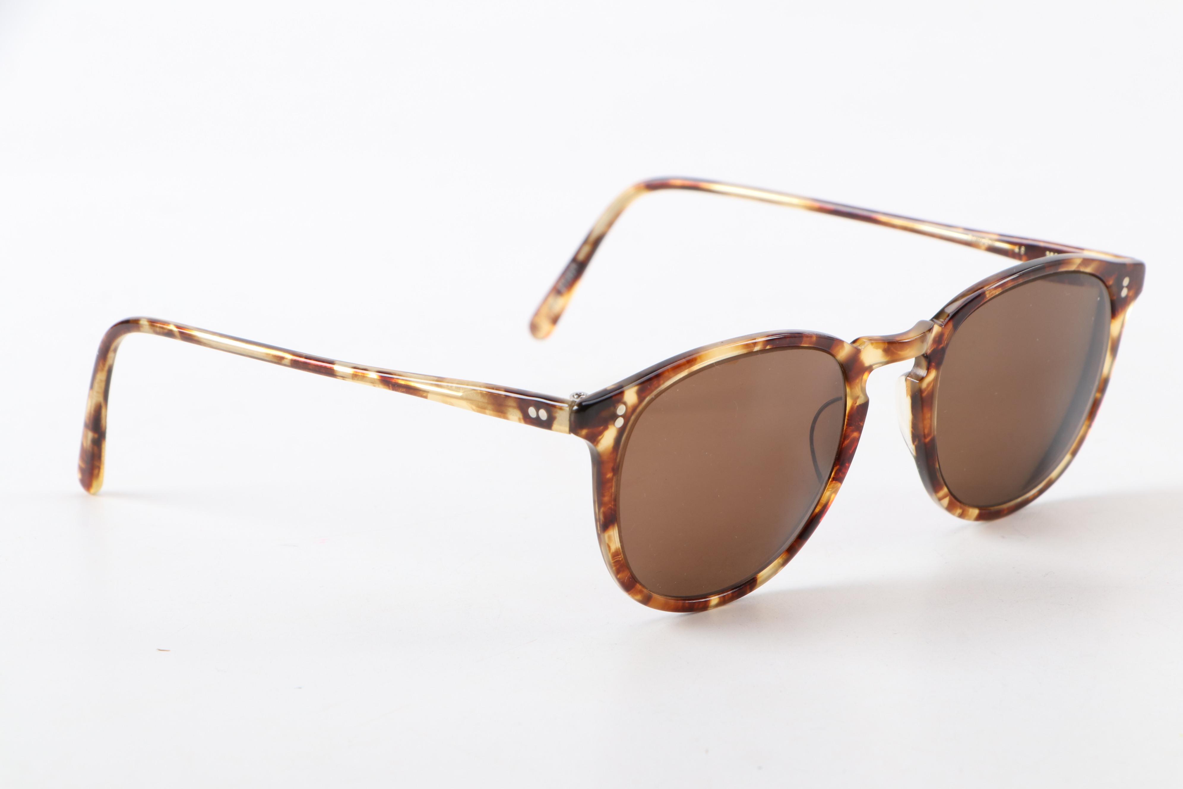 Oliver Peoples Finley Prescription Sunglasses and Morgenthal Frederics Case