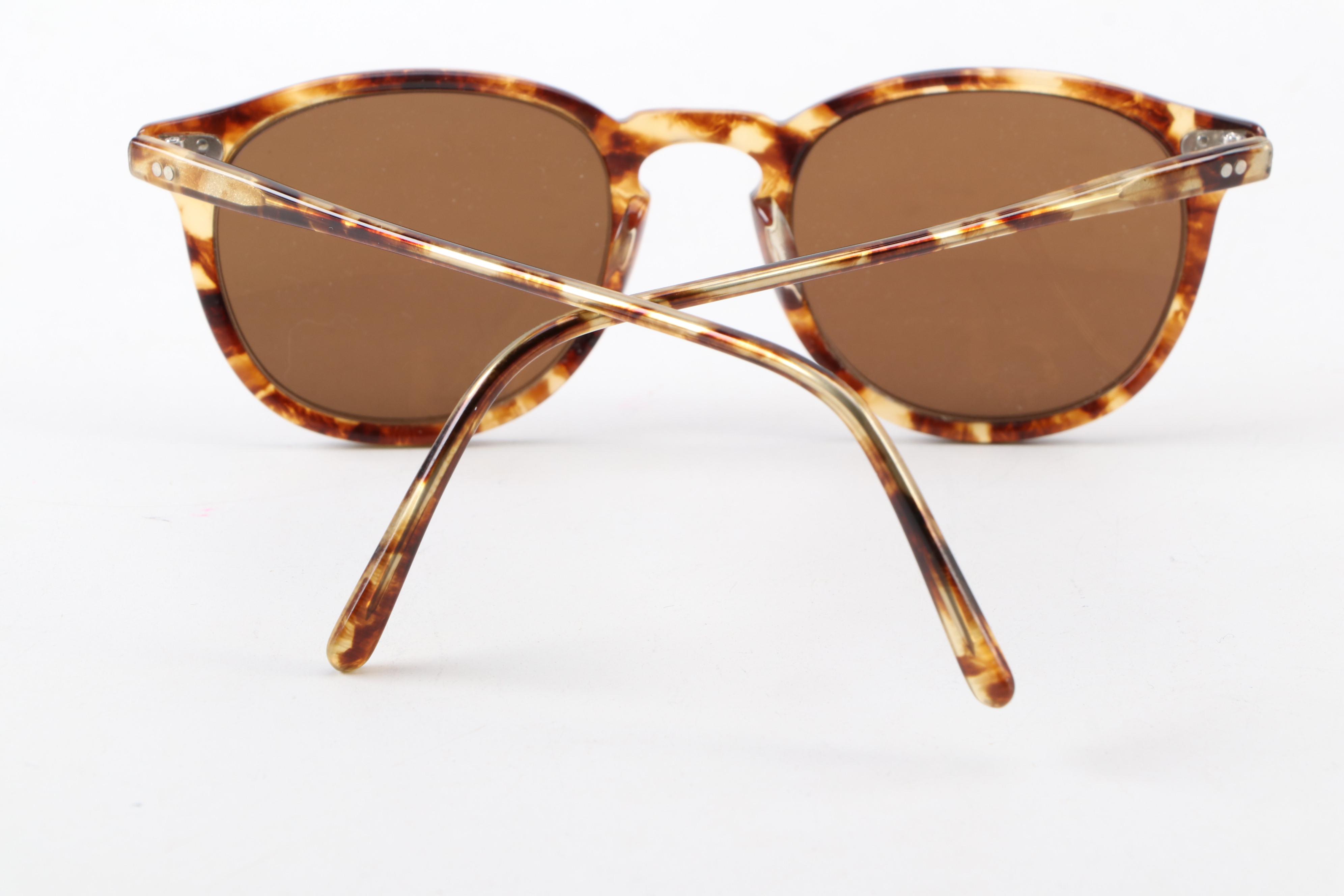 Oliver Peoples Finley Prescription Sunglasses and Morgenthal Frederics Case