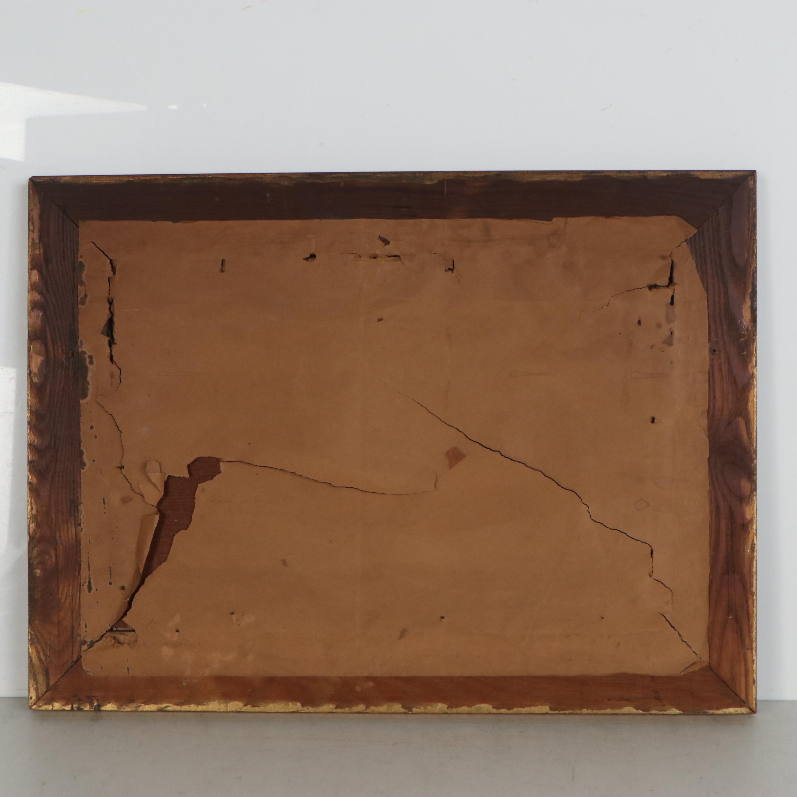 William Paskell Seascape Watercolor Painting, 1901