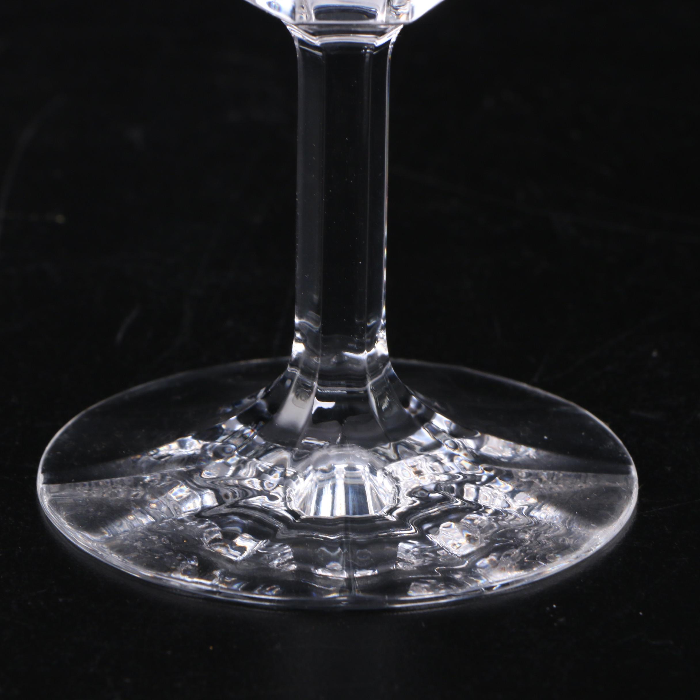Gorham "Crown Point" Crystal Wine Glasses and Water Goblets, 1982–1988
