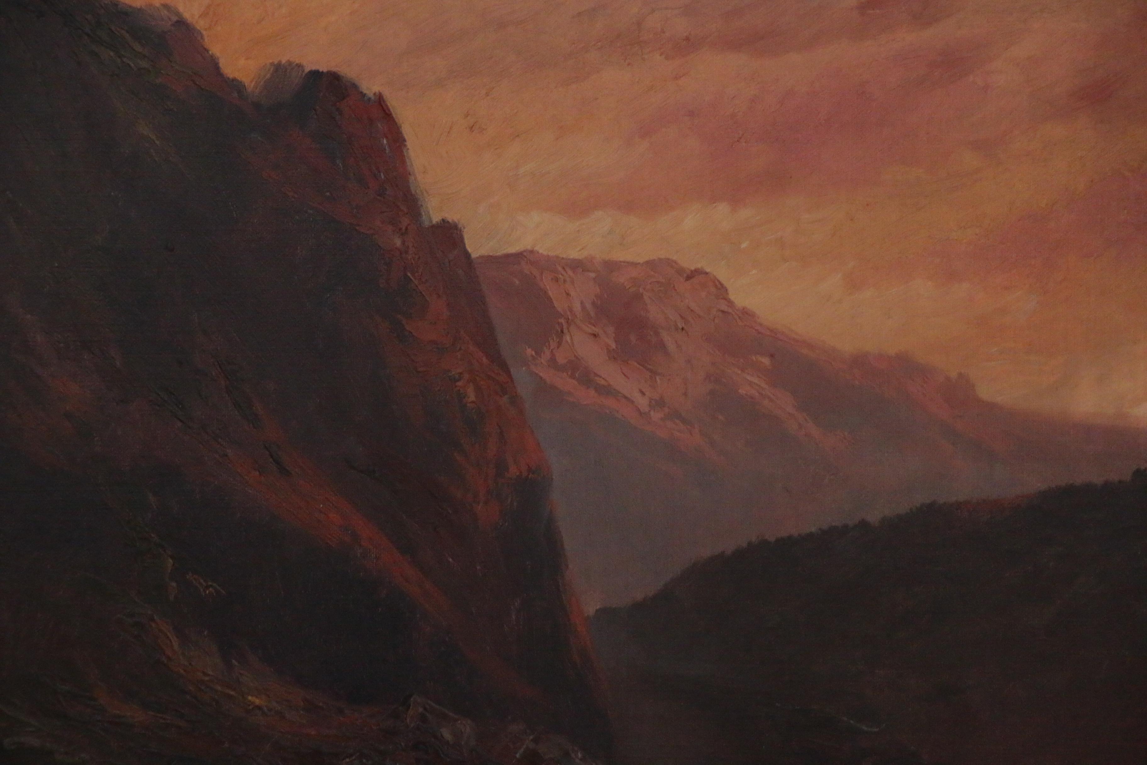 Eugene Califano Oil Painting of Western Landscape, Early to Mid 20th Century