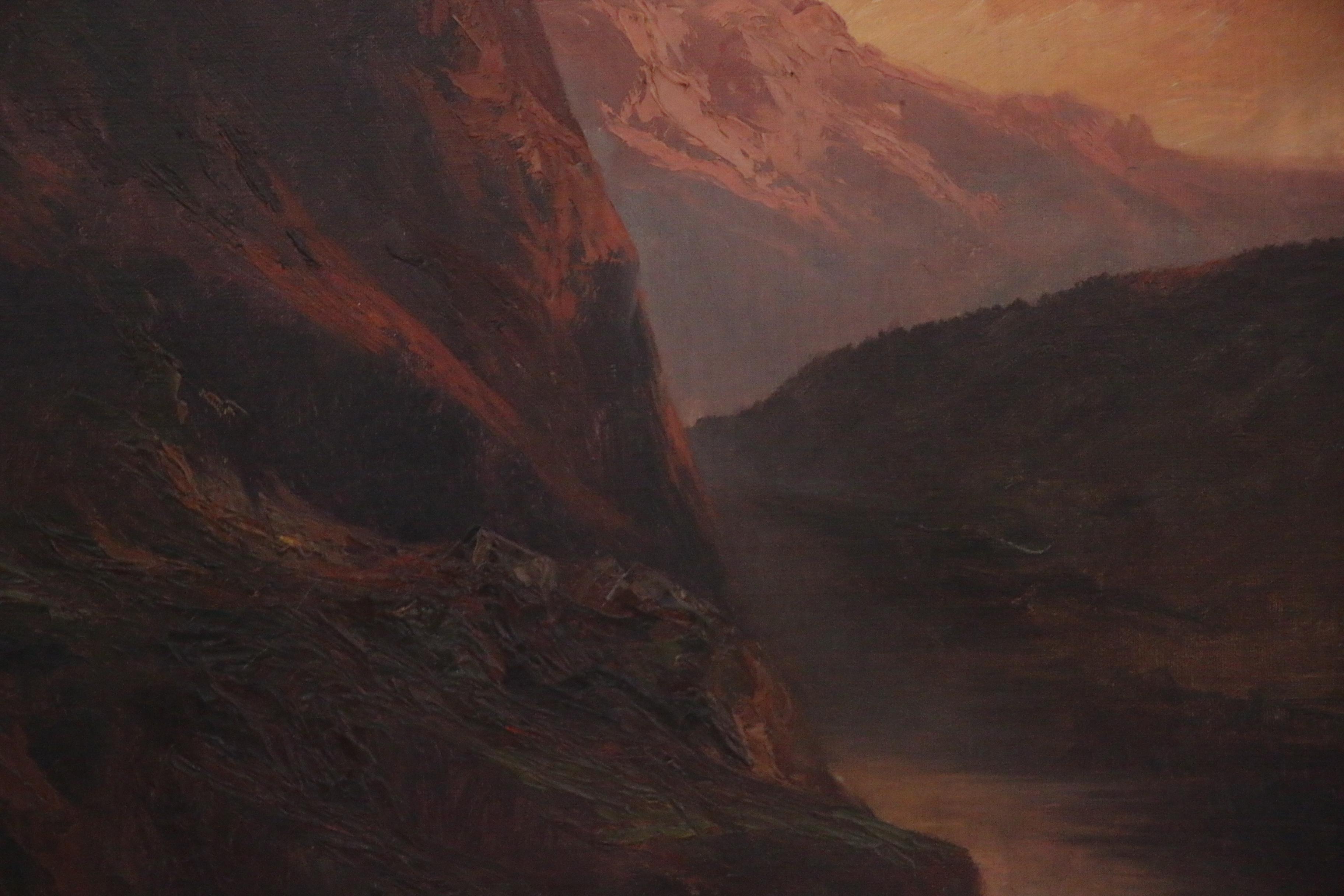 Eugene Califano Oil Painting of Western Landscape, Early to Mid 20th Century