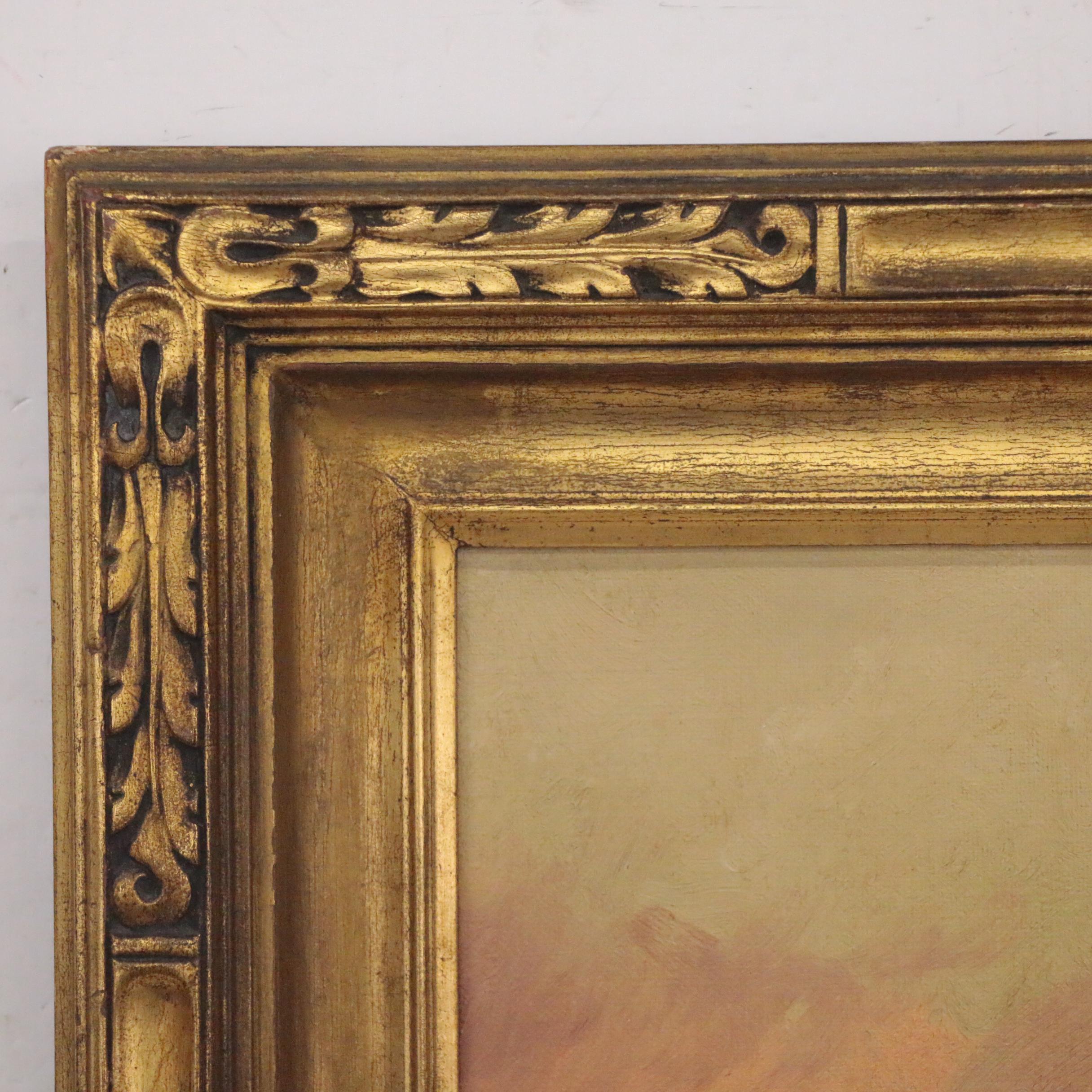 Eugene Califano Oil Painting of Western Landscape, Early to Mid 20th Century