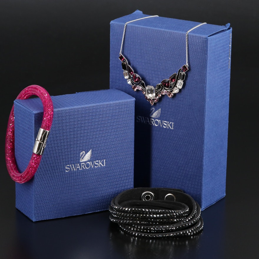 Swarovski Jewelry Featuring Suede and Stardust Bracelets