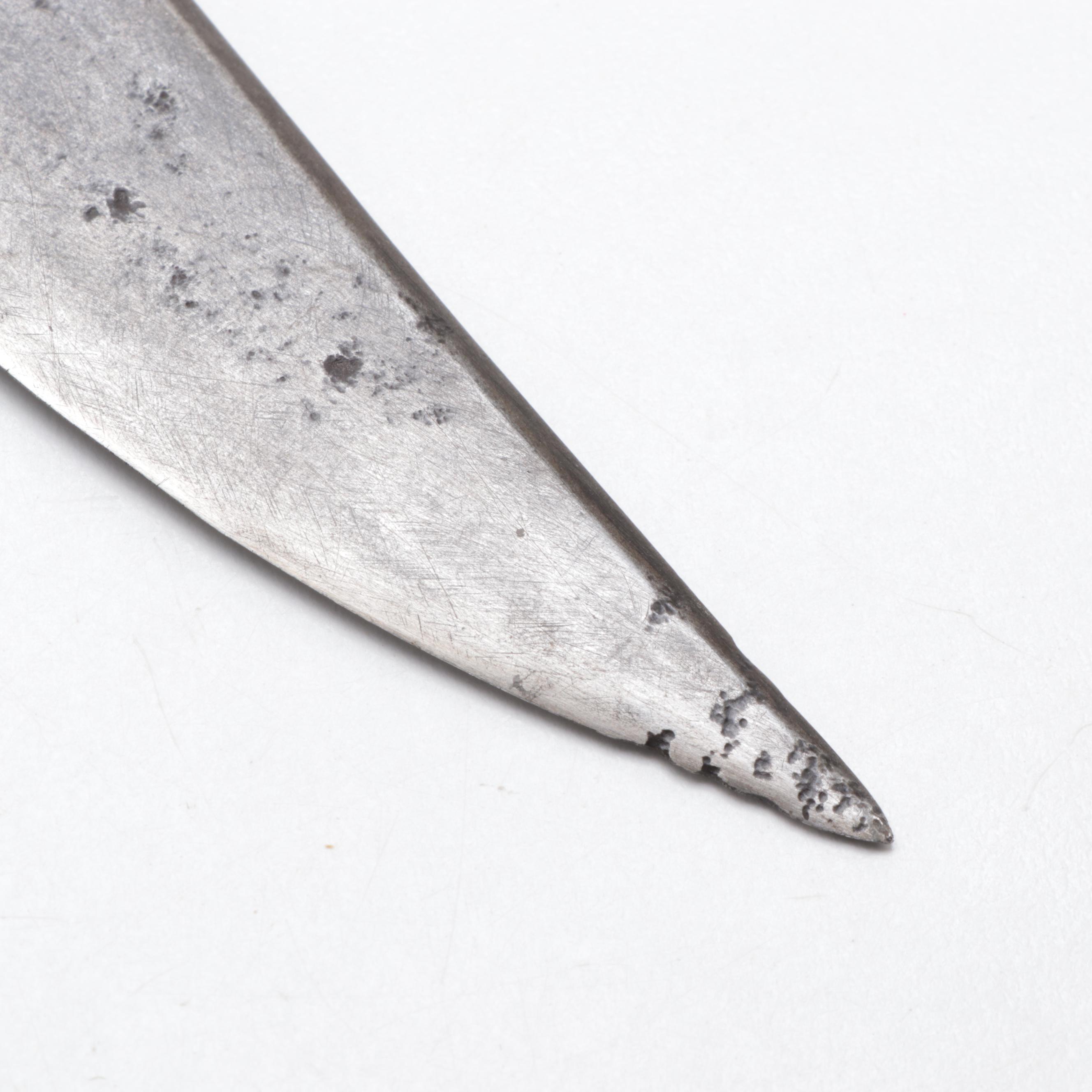 W. Butcher of Sheffield Bowie Style Knife, Early to Mid 19th Century