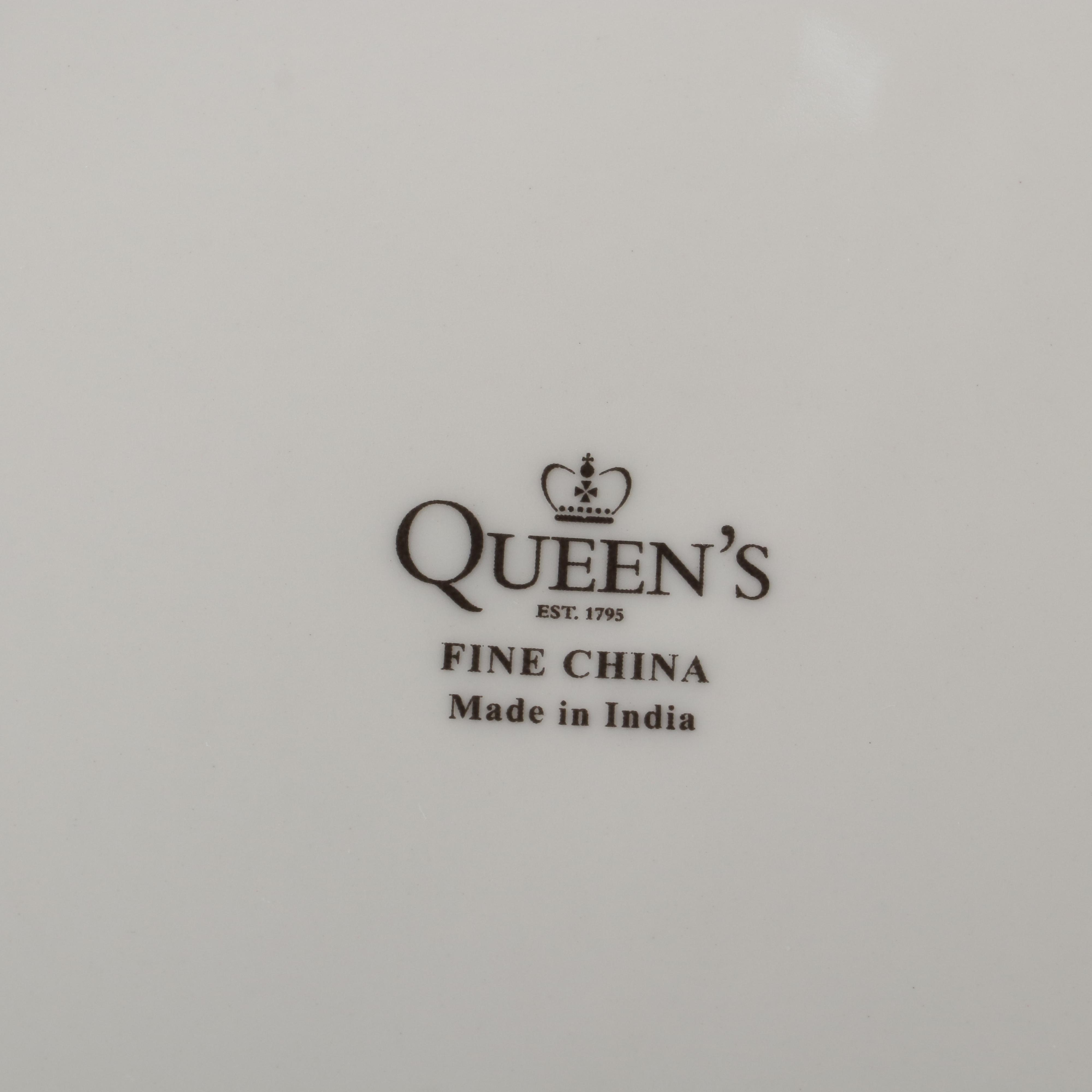 Queen's Dragonfly China Dinnerware and I. Godinger & Co. Porcelain Bowls