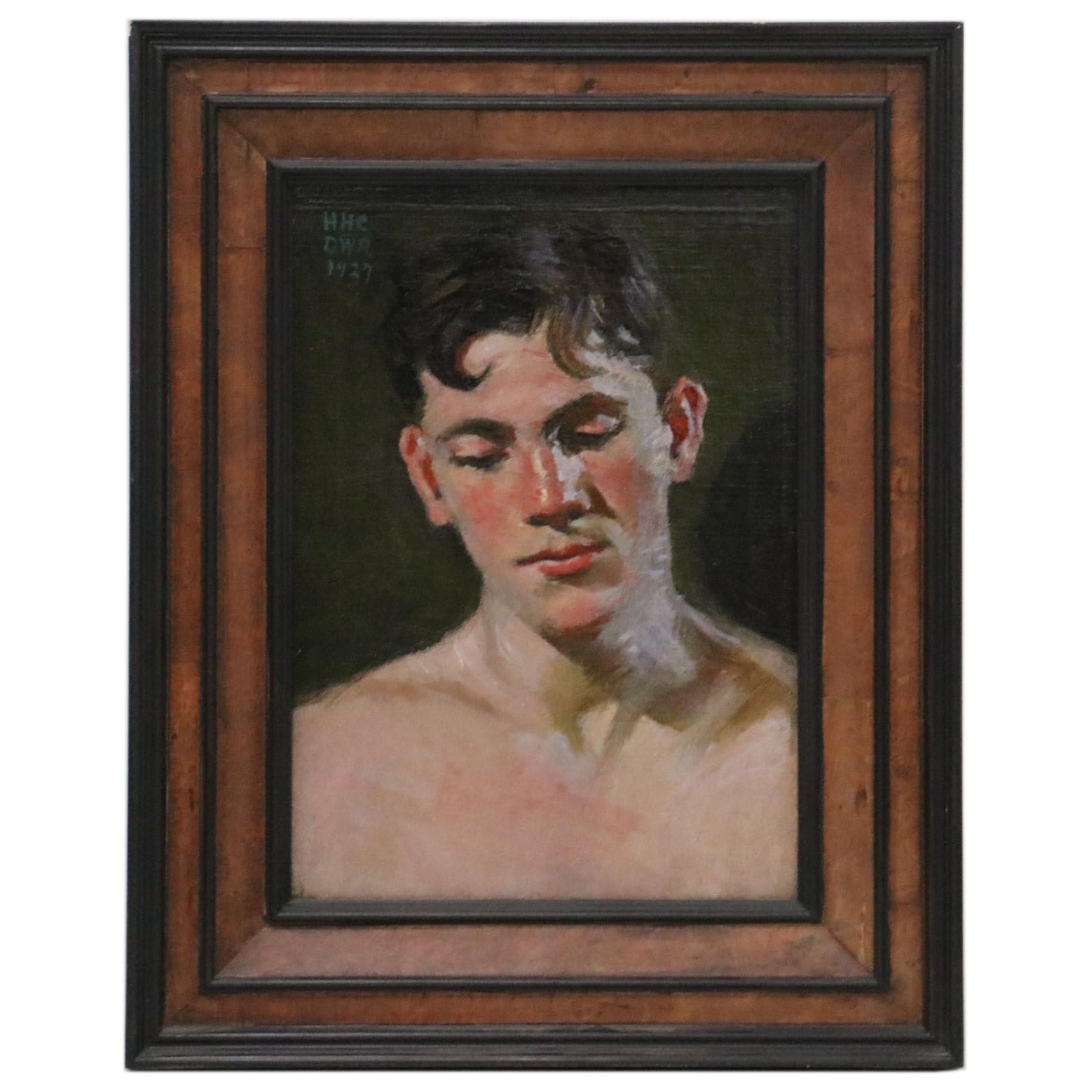 Denman Waldo Ross Oil Painting "Portrait of Henry Hunt Clark," 1927