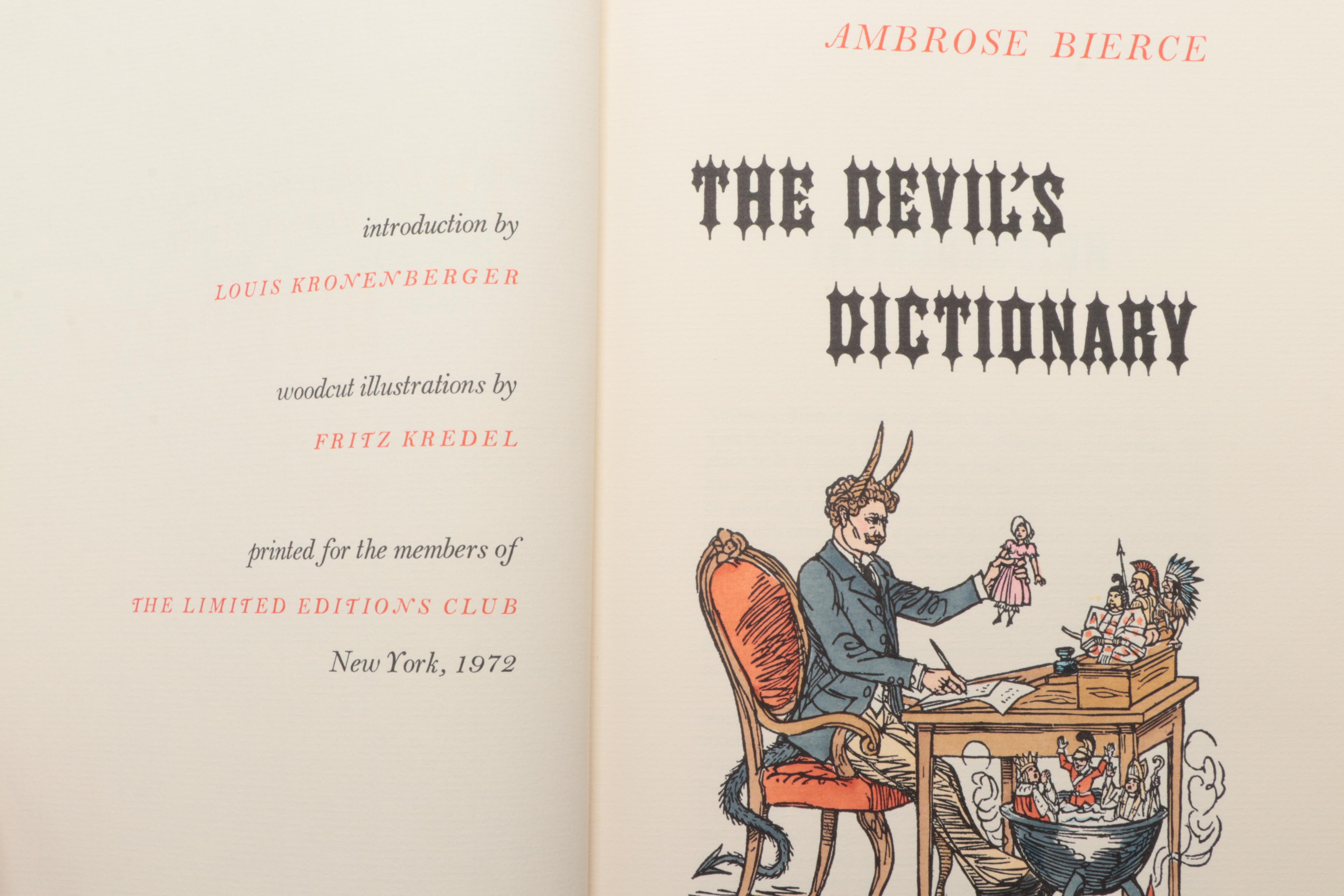 Artist Signed Limited Edition "The Devil's Dictionary" and "The Panchatantra"