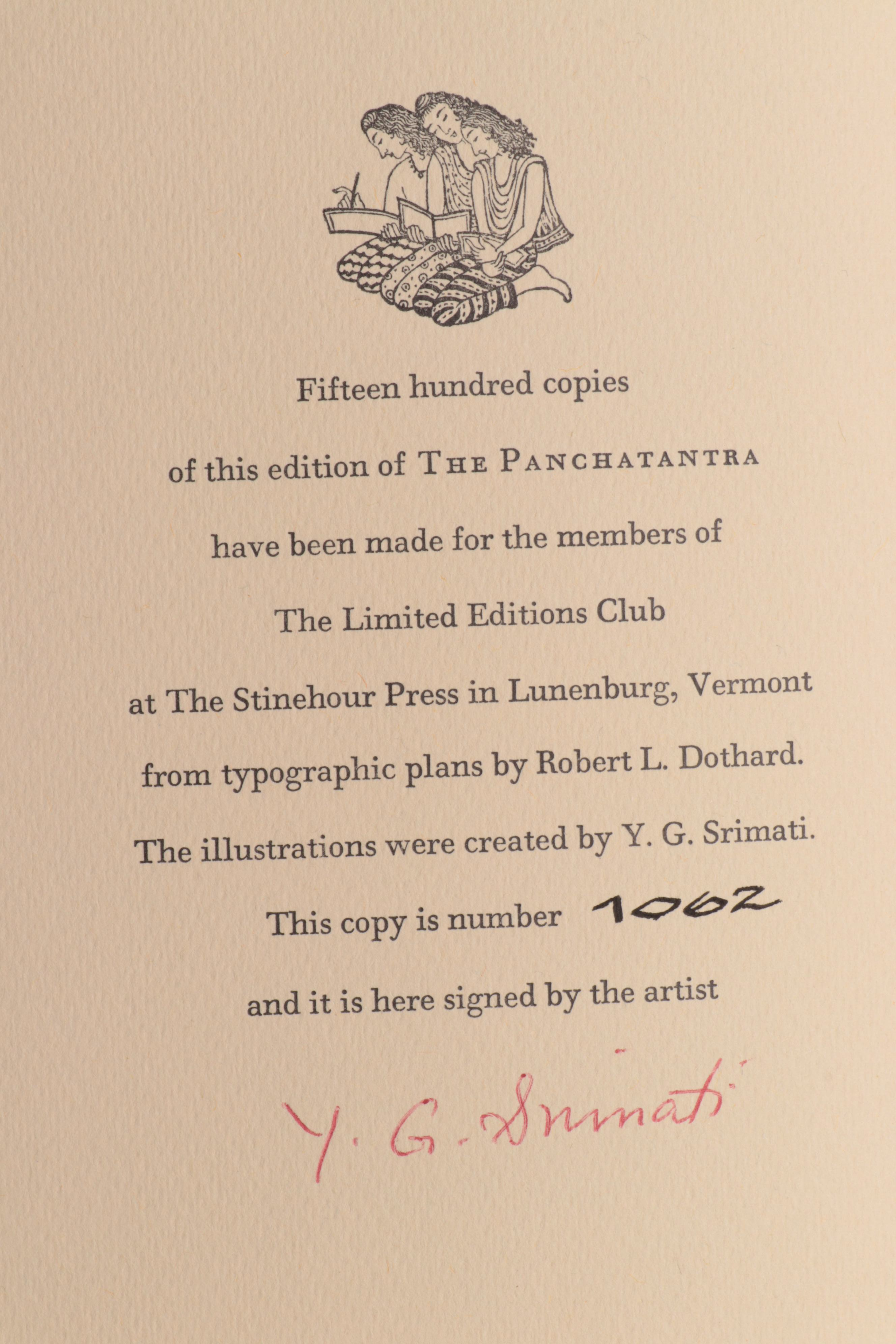 Artist Signed Limited Edition "The Devil's Dictionary" and "The Panchatantra"