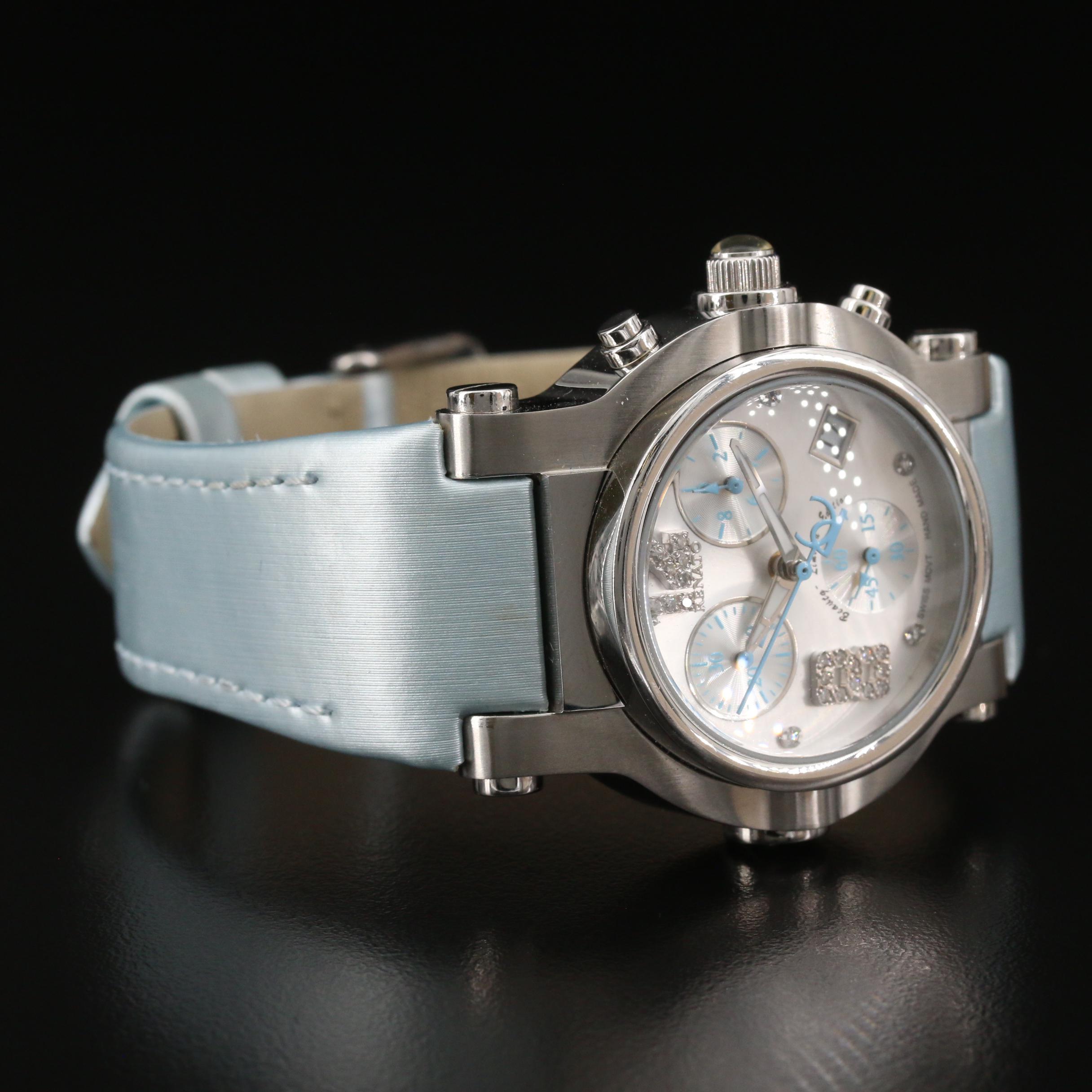 Renato Beauty Hybrid Ltd. Edition Chronograph Diamond Dial Quartz Watch