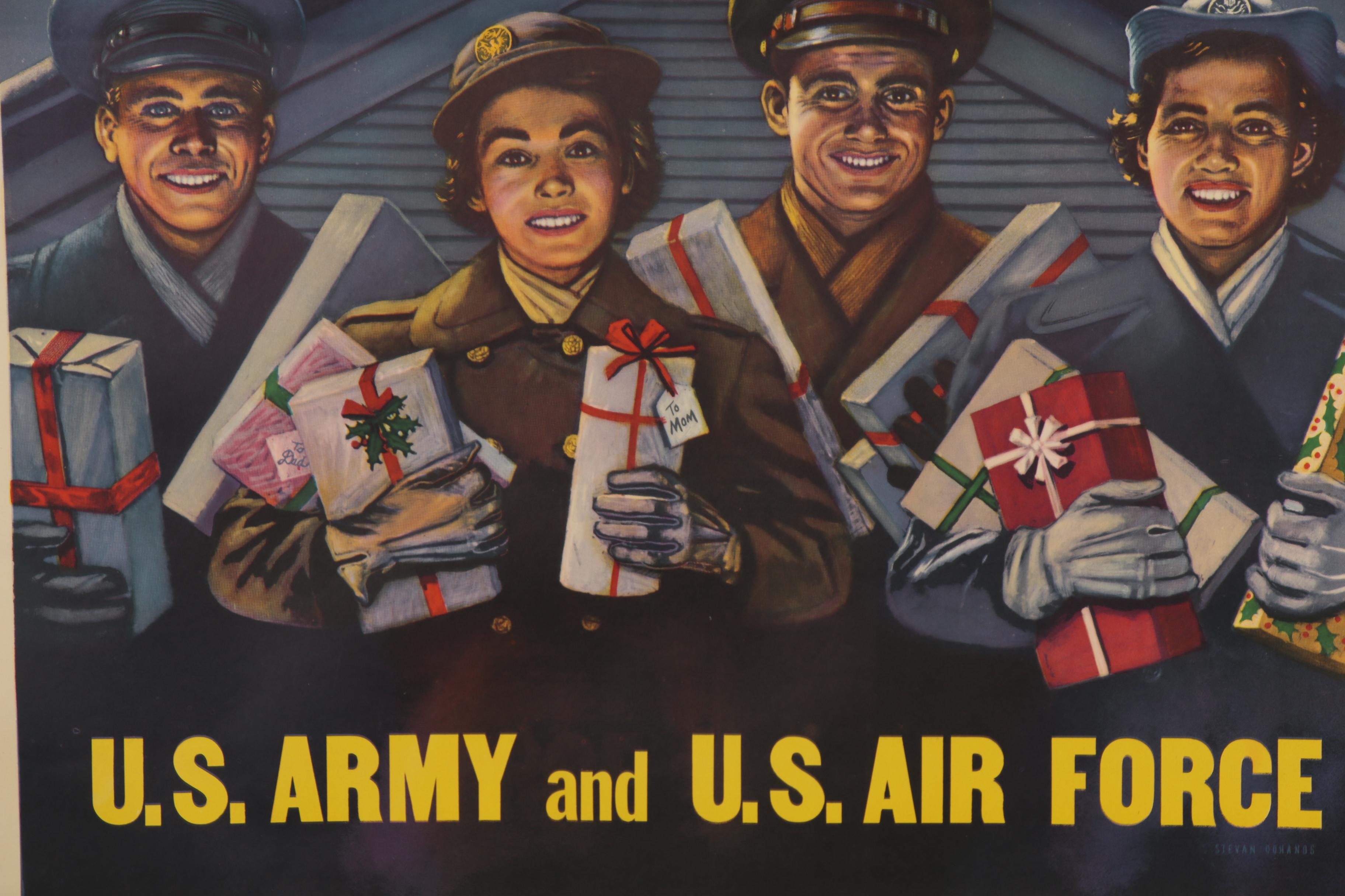 Stevan Dohanos Signed World War II Era Military Posters, Mid-20th Century