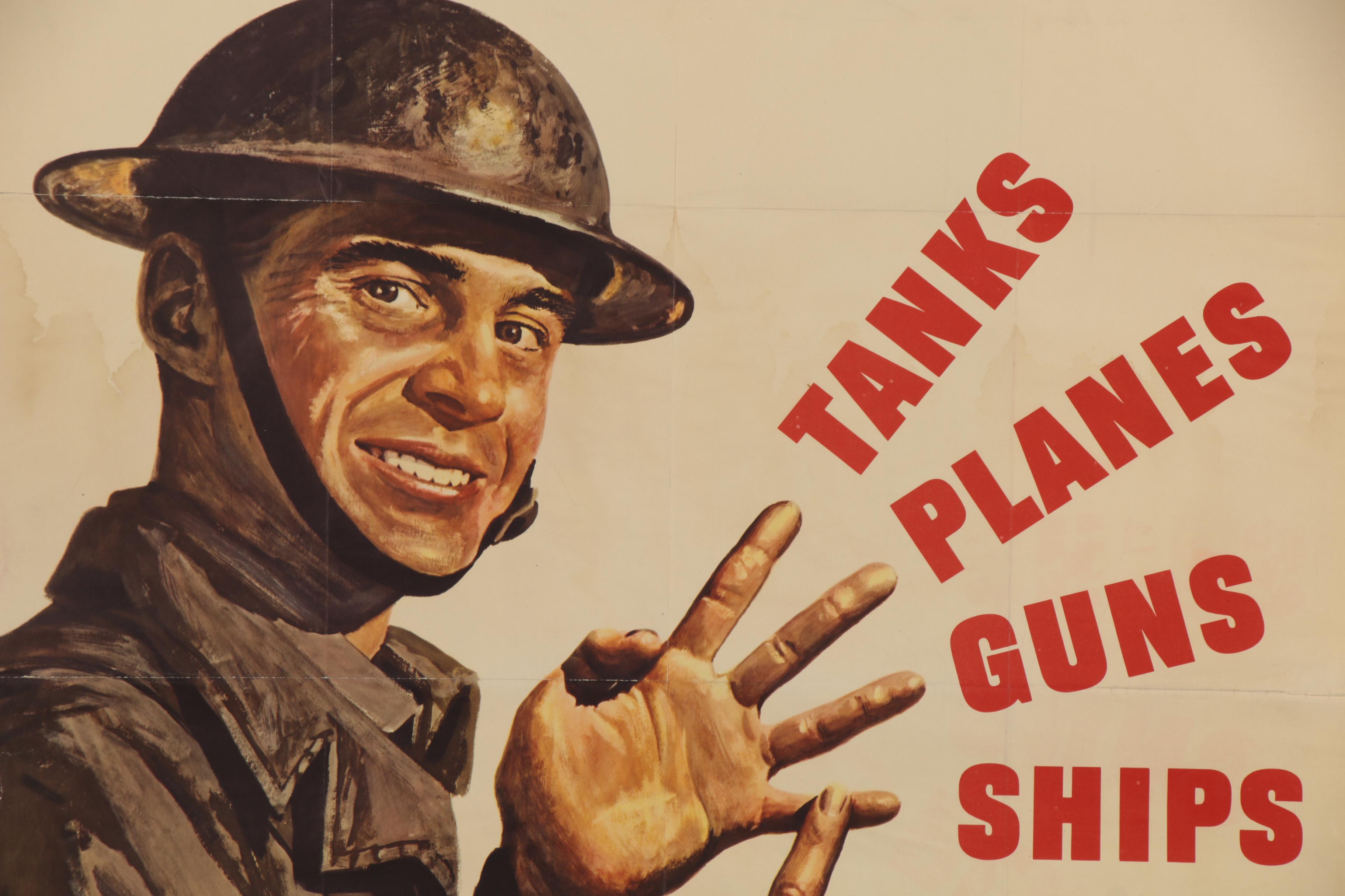 Stevan Dohanos Signed World War II Era Military Posters, Mid-20th Century