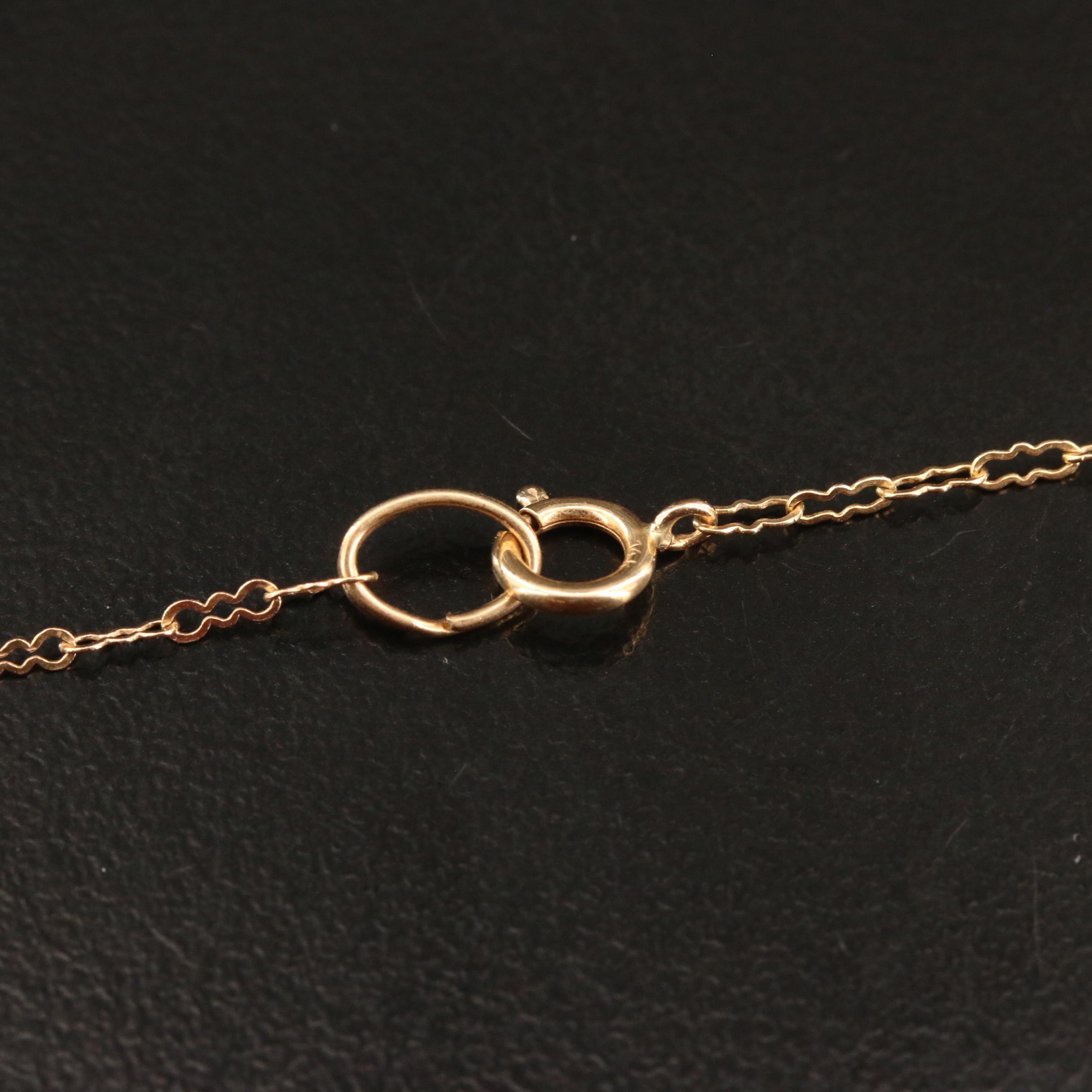 Bernard K Passman 14K and 18K Carved Coral Turtle Necklace