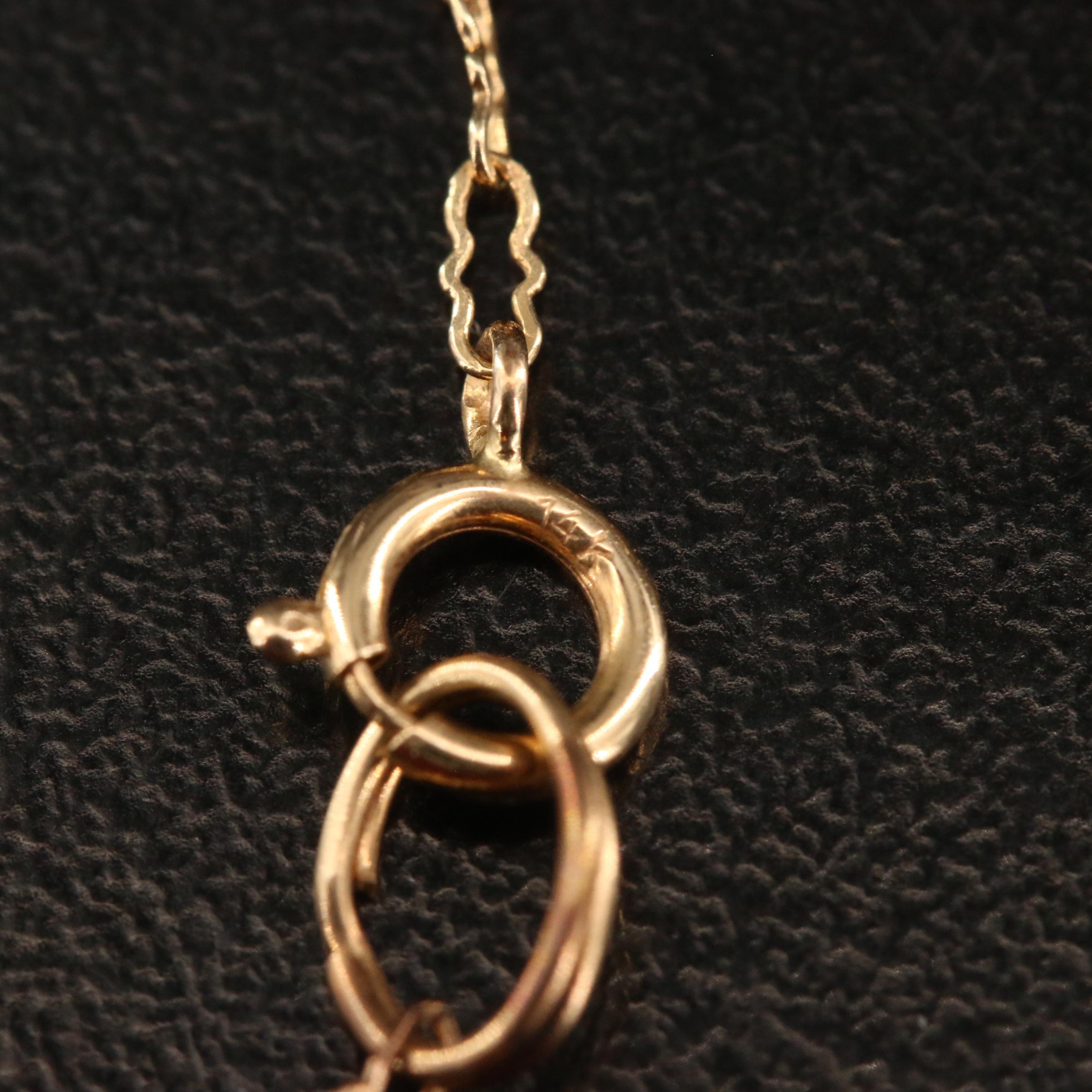 Bernard K Passman 14K and 18K Carved Coral Turtle Necklace