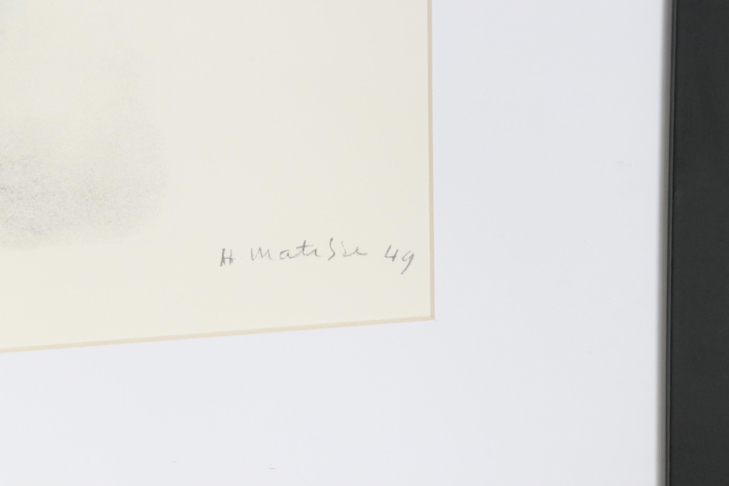 Halftone after Henri Matisse for "Derrière le Miroir," 1952