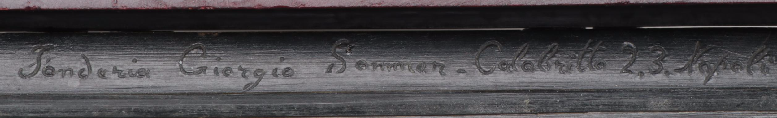 Grand Tour Bronze Figurine From the Foundry of Giorgio Sommer, Naples, Italy