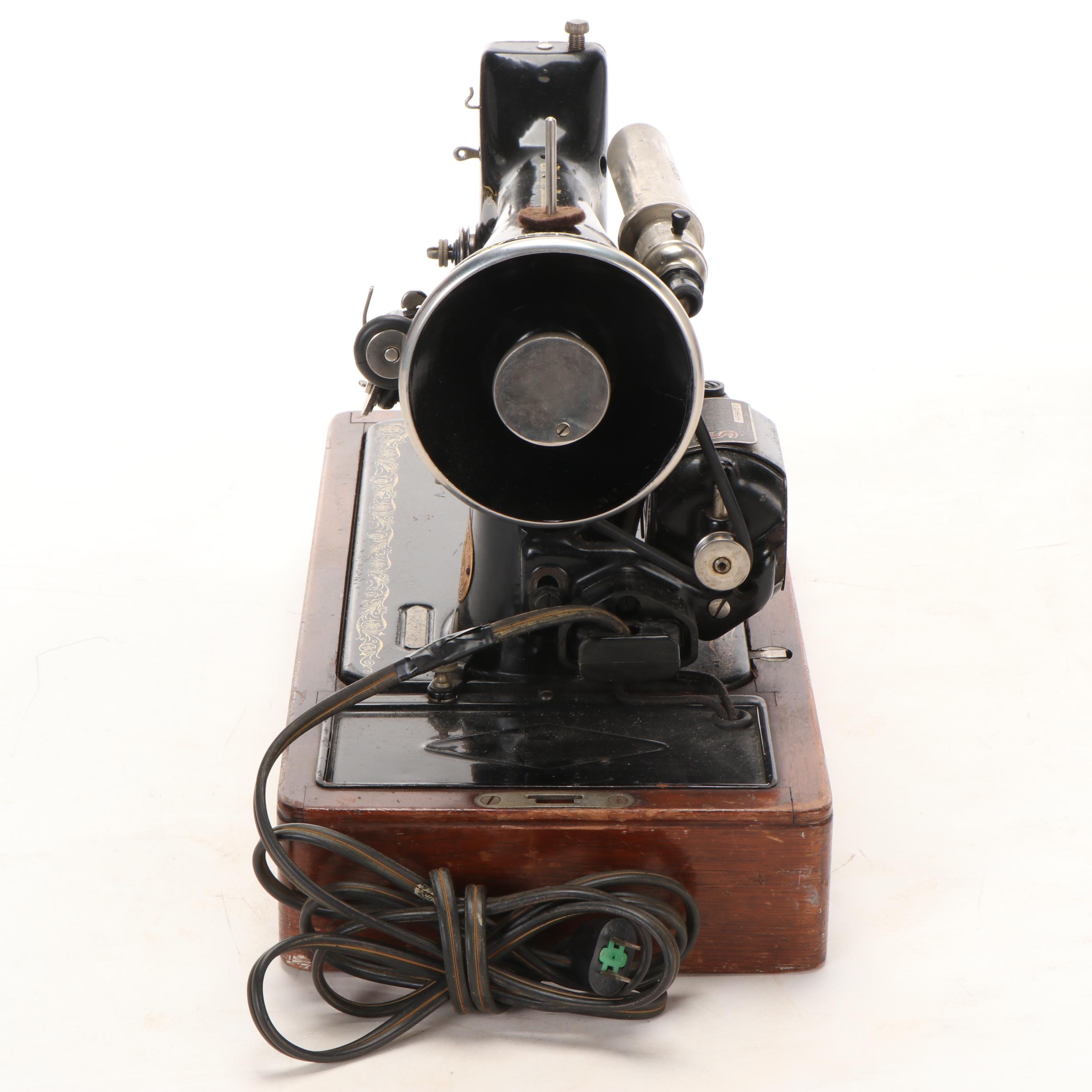 Singer No. 99 Portable Electric Sewing Machine Vintage, circa 1929