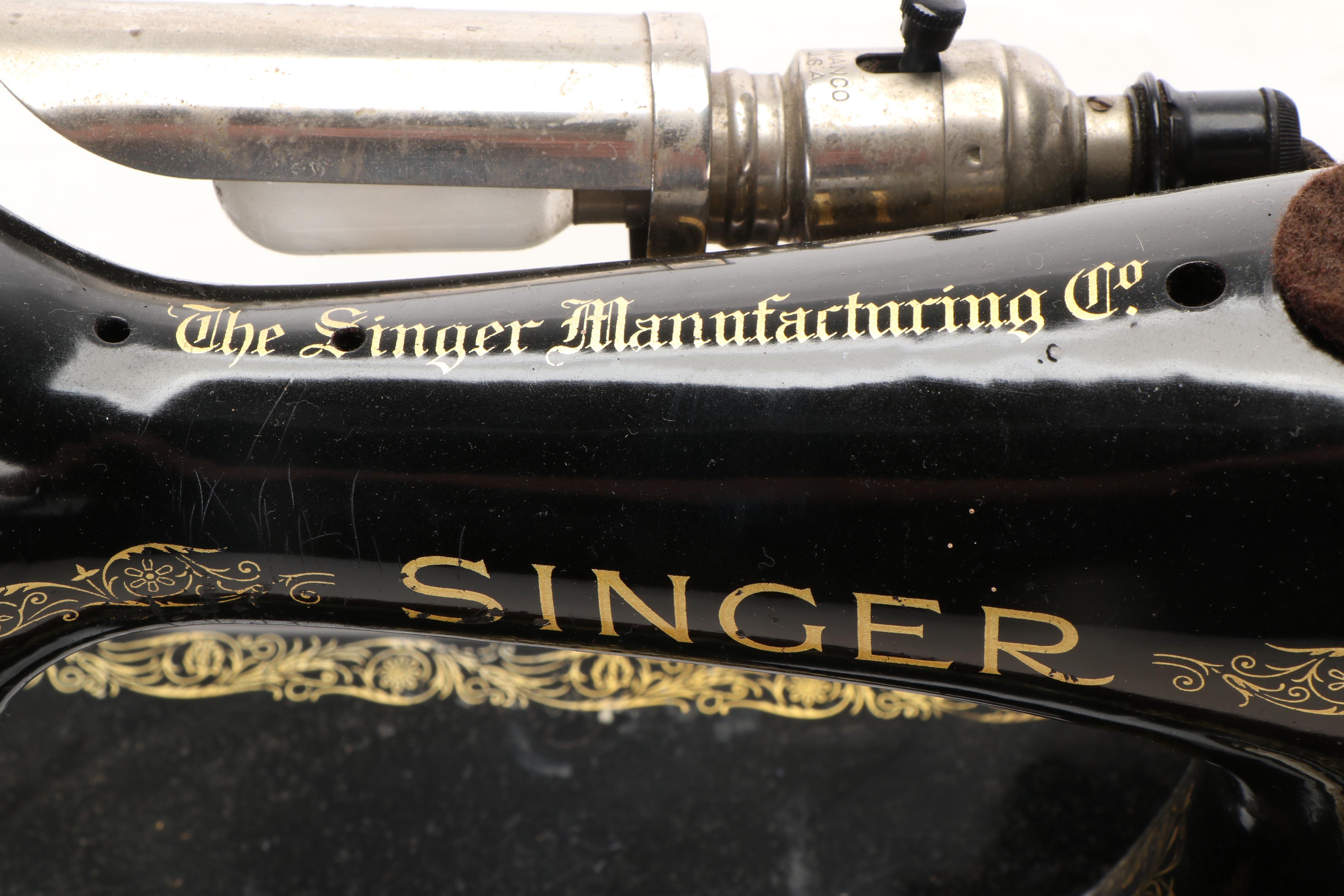 Singer No. 99 Portable Electric Sewing Machine Vintage, circa 1929