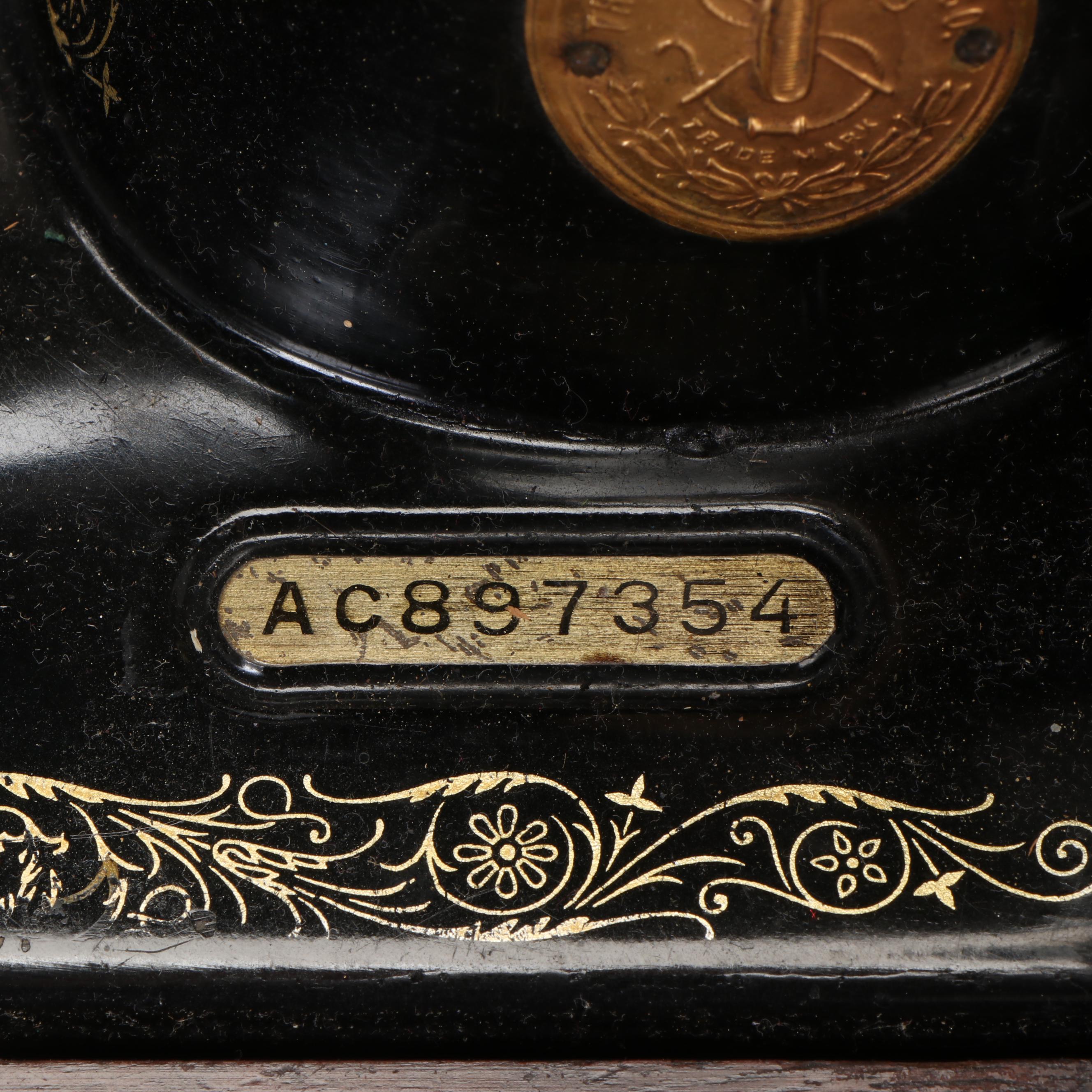 Singer No. 99 Portable Electric Sewing Machine Vintage, circa 1929