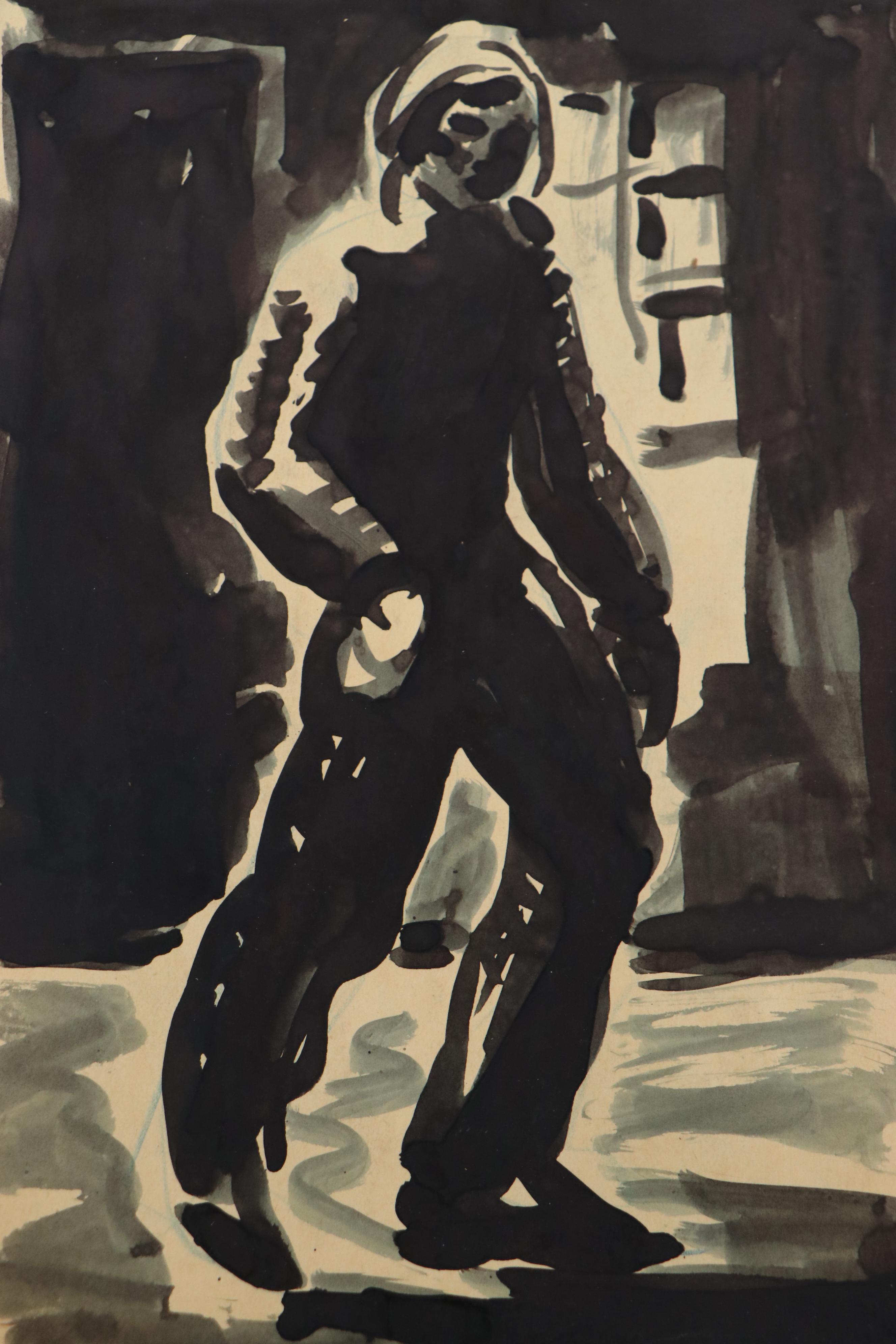 Florence Smithburn Figure Study Drawings, Mid-20th Century