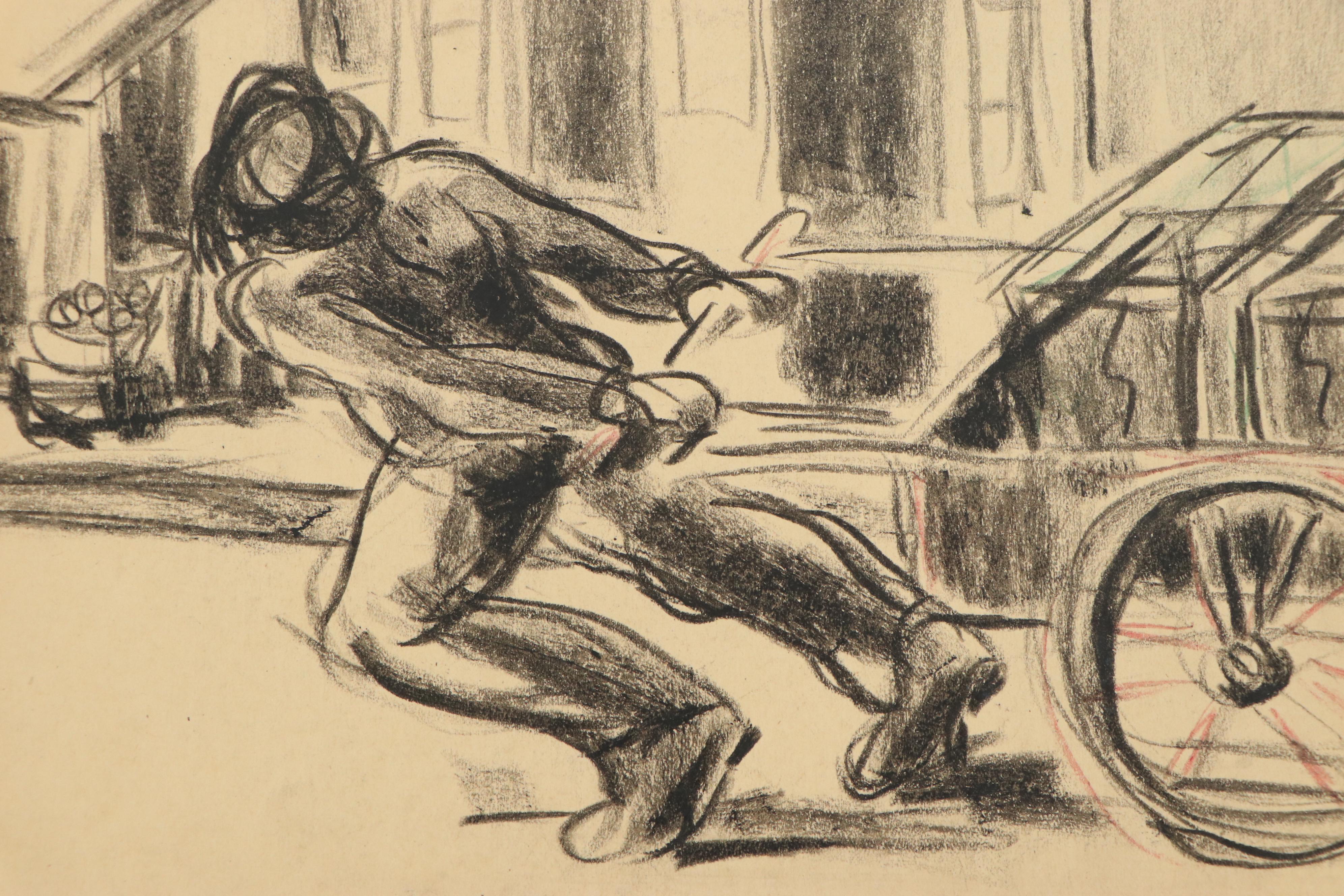 Florence Smithburn Figure Study Drawings, Mid-20th Century