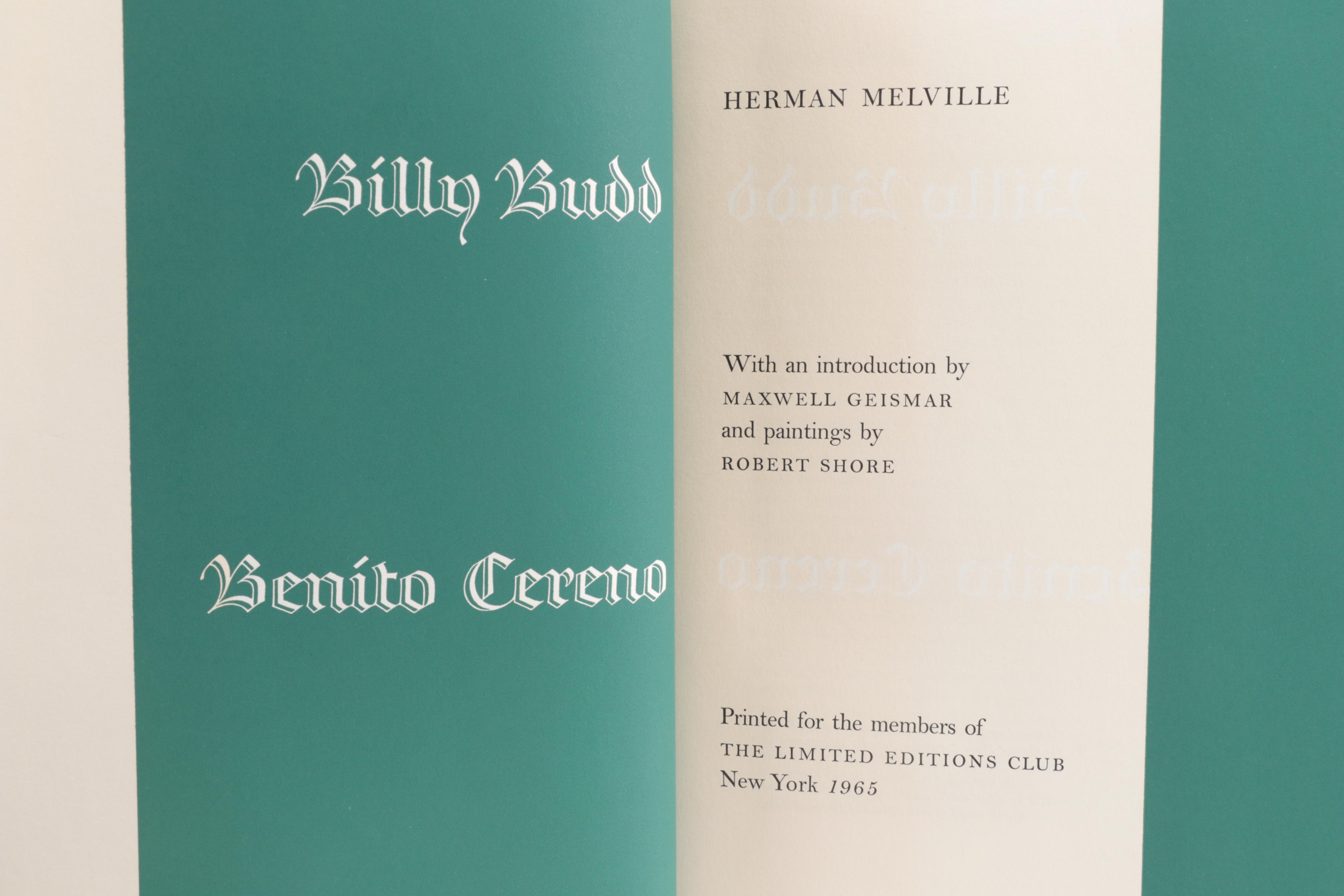 Artist Signed Limited Editions Club "Billy Budd" and "The Poems of John Keats"