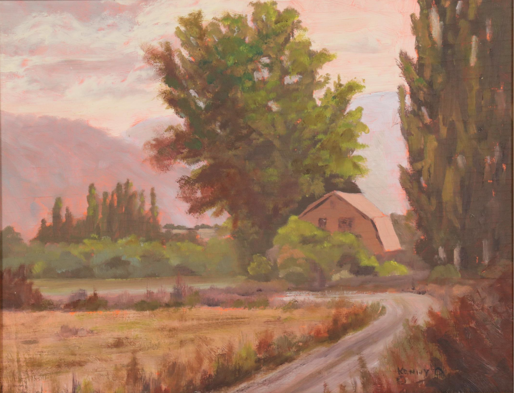 Kenny Olson Oil Painting "Down Home," 21st Century