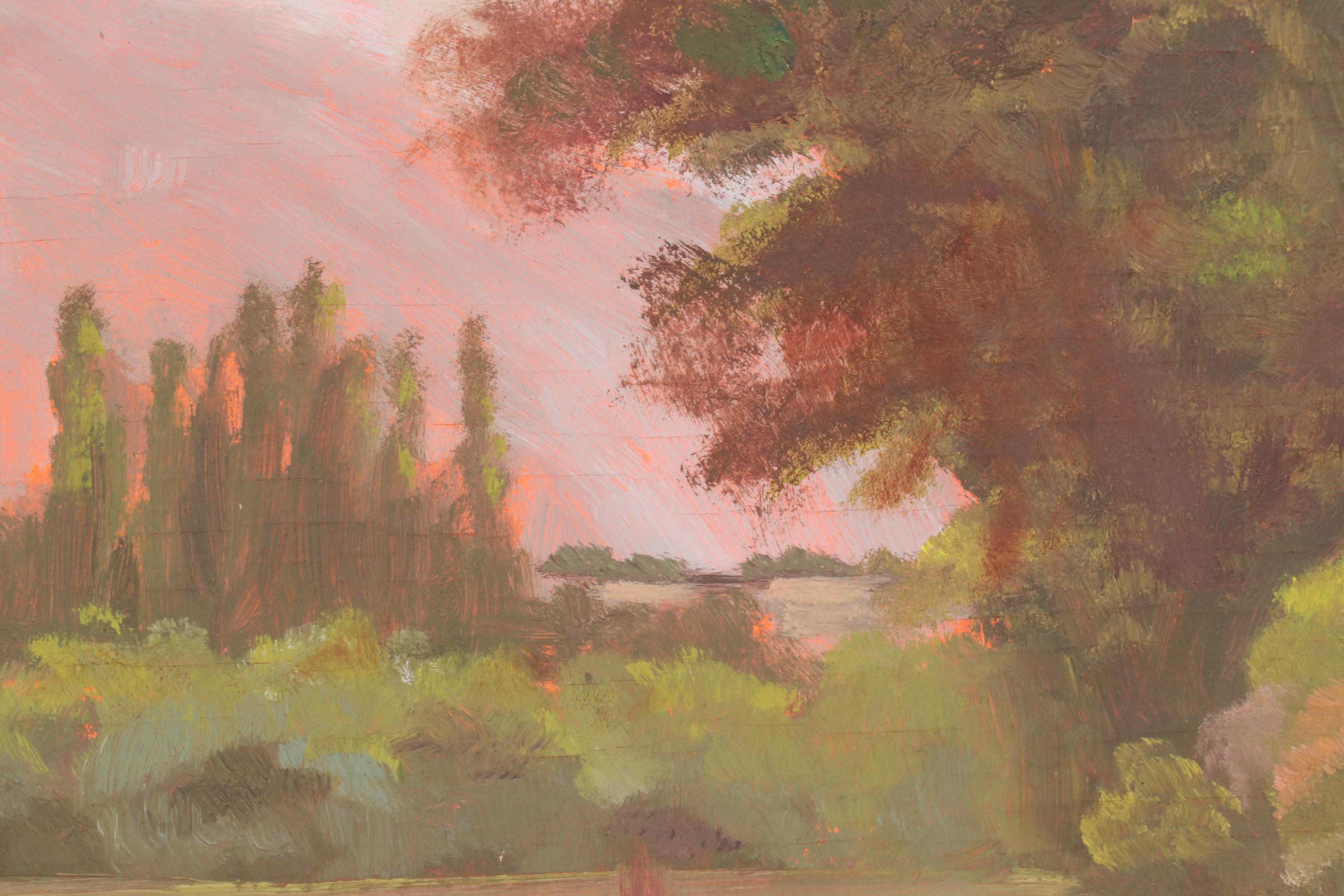 Kenny Olson Oil Painting "Down Home," 21st Century