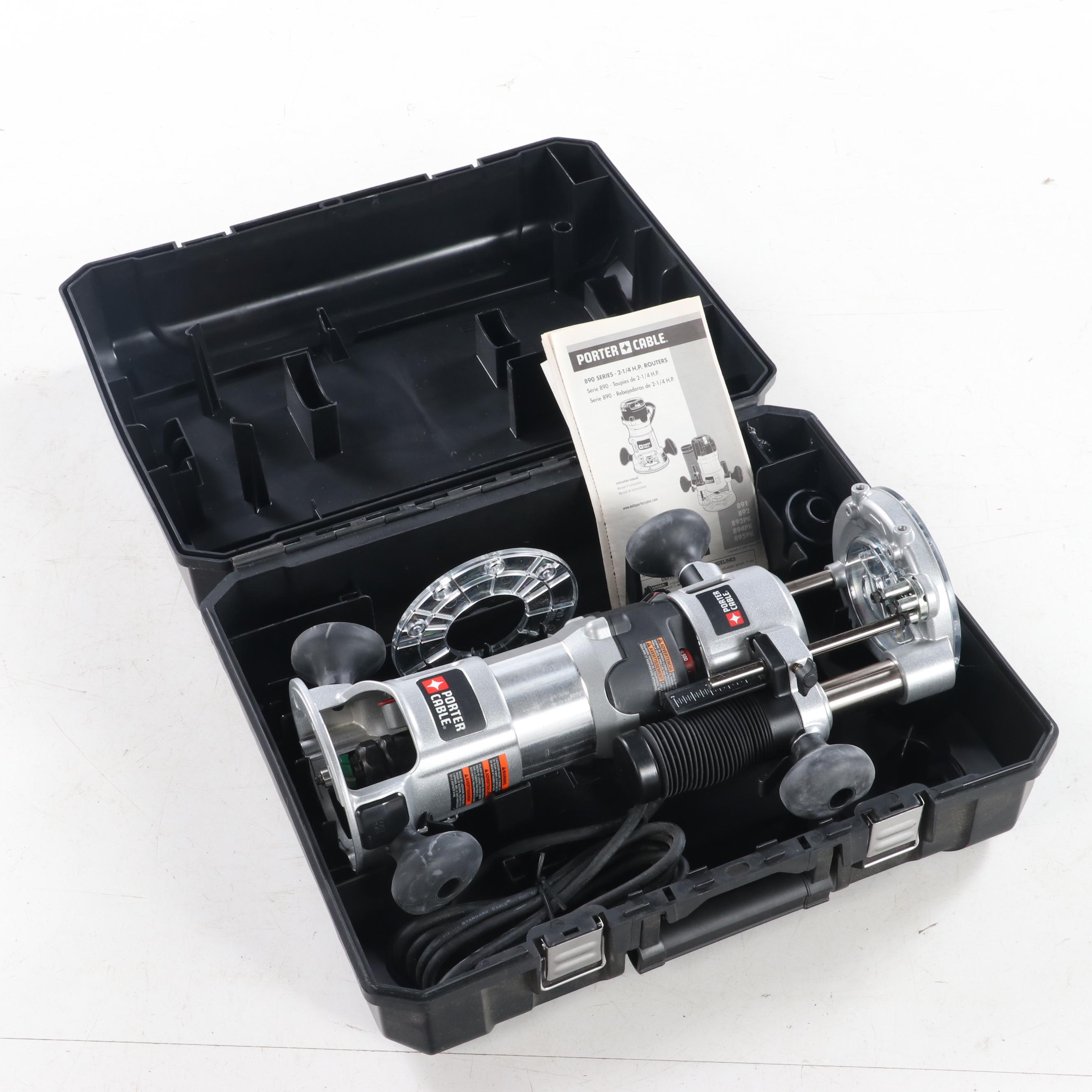 Porter Cable 890 Series Corded Electric Router with Rockler Work Table