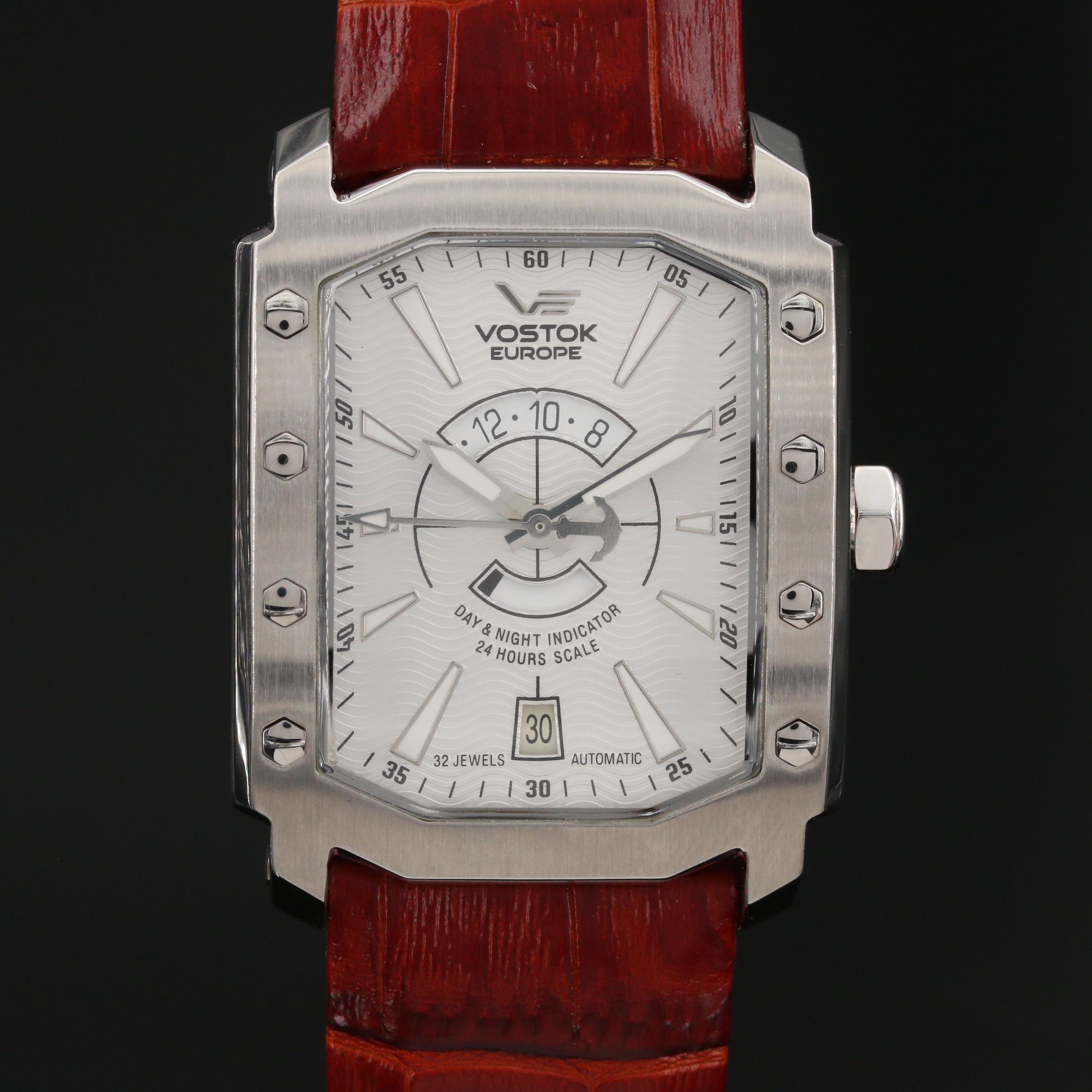 Vostok Europe Arktika Atomic Ice Maker Stainless Steel Automatic Watch