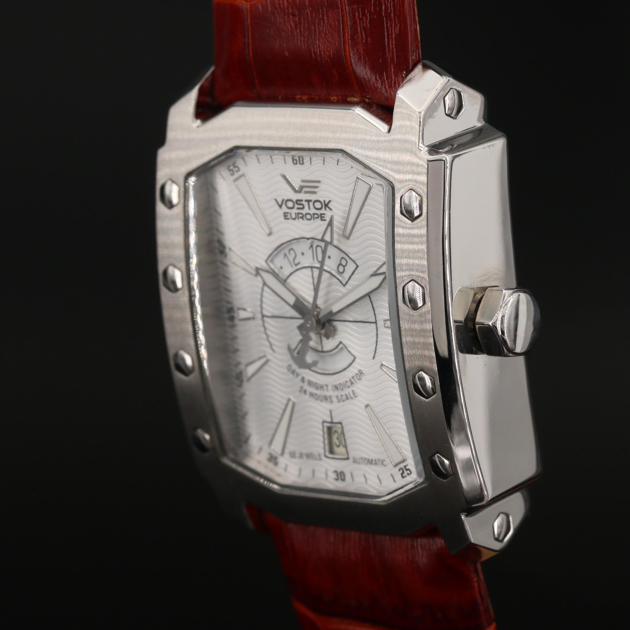 Vostok Europe Arktika Atomic Ice Maker Stainless Steel Automatic Watch