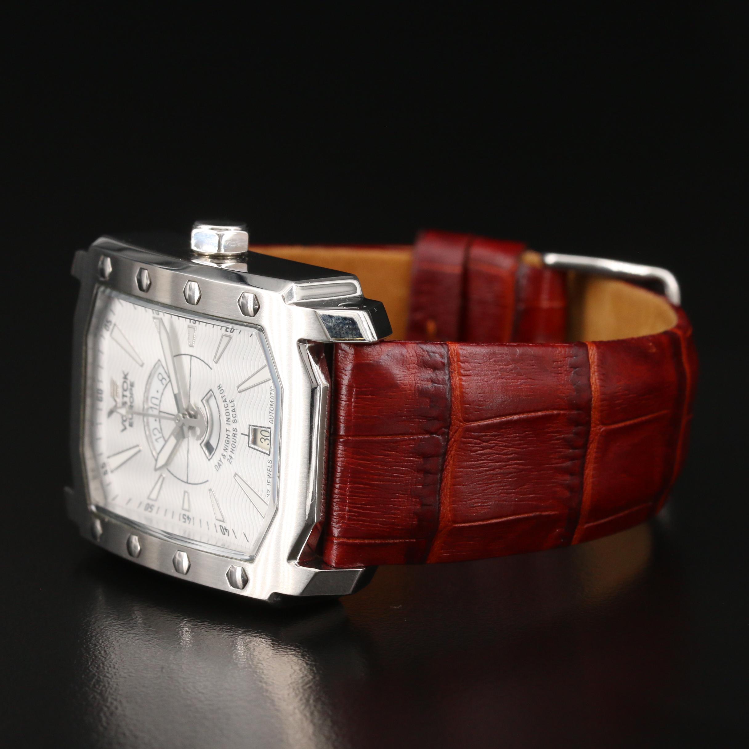 Vostok Europe Arktika Atomic Ice Maker Stainless Steel Automatic Watch