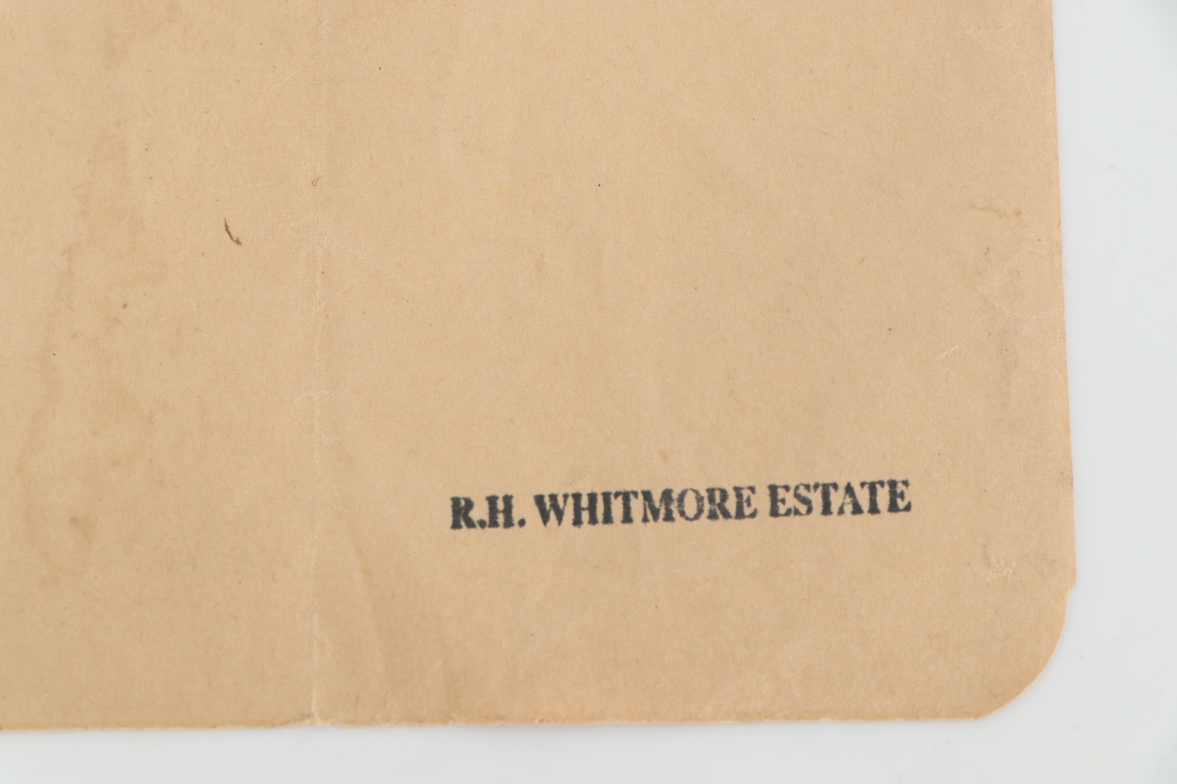 Robert H. Whitmore Graphite Thumbnail Sketches of Landscape and Architecture