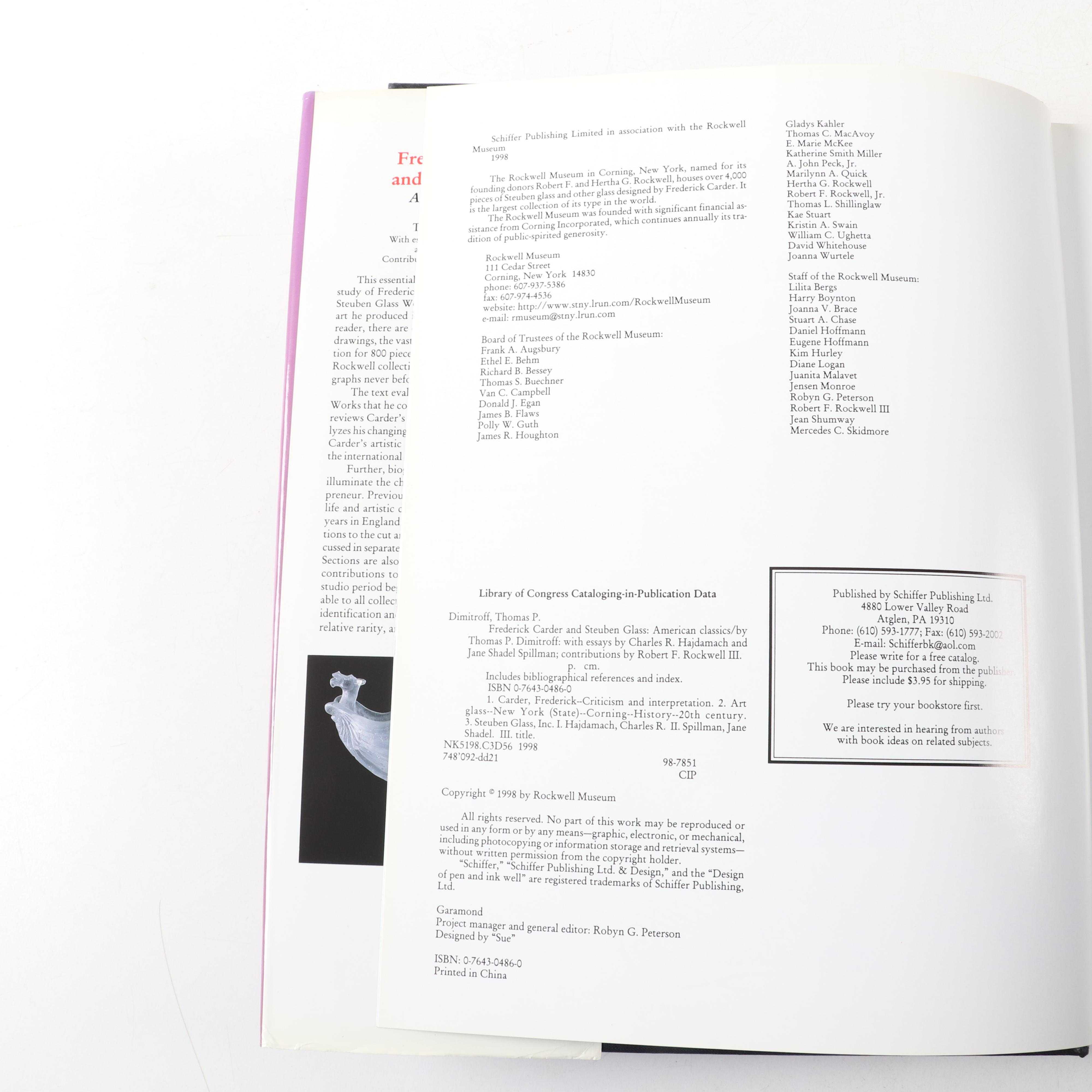 Steuben Glass Catalogues and Collector's Guides