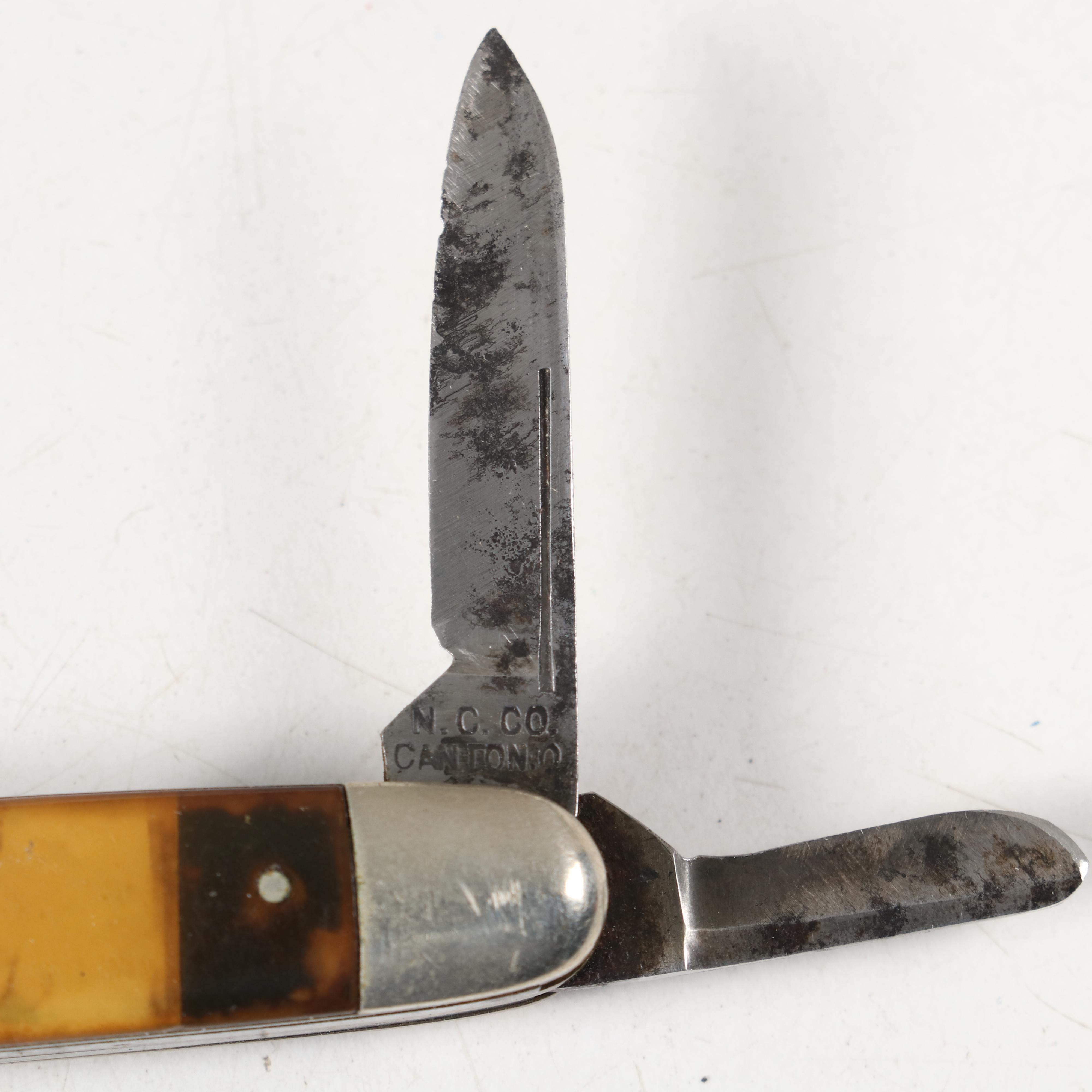 N. C. Co. of Canton Ohio Novelty Picture Knife of Alfred T. Hicks of Maine