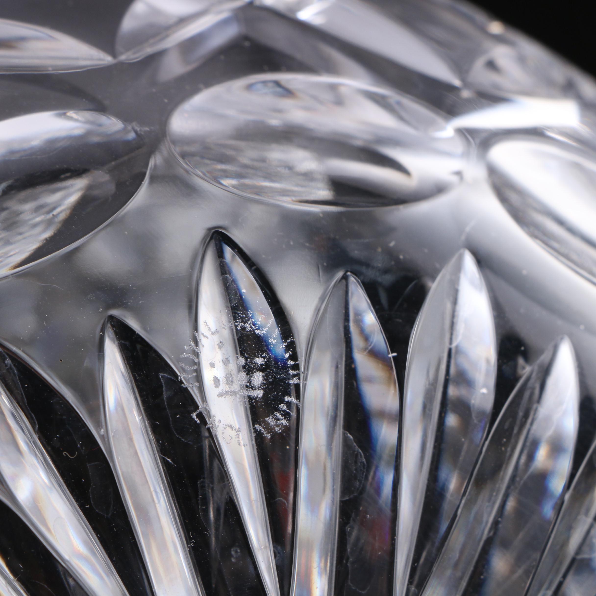 Royal Doulton Crystal Bowl and Other Crystal Vases