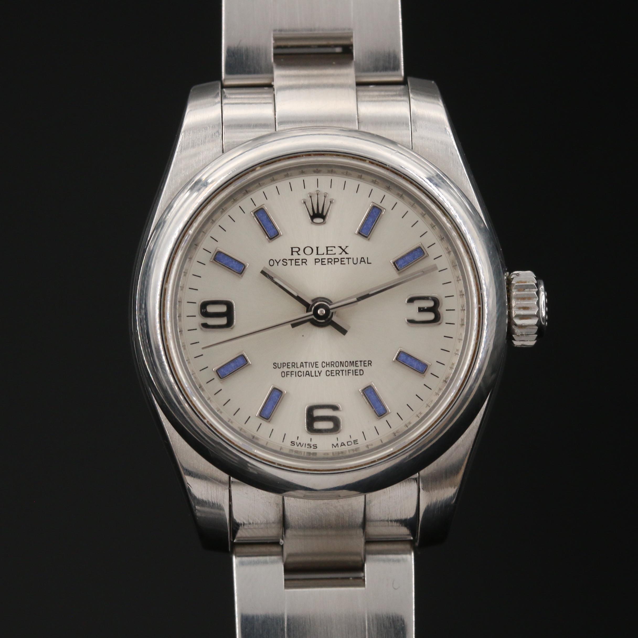 2007 Rolex Oyster Perpetual 176200 Stainless Steel Automatic Watch